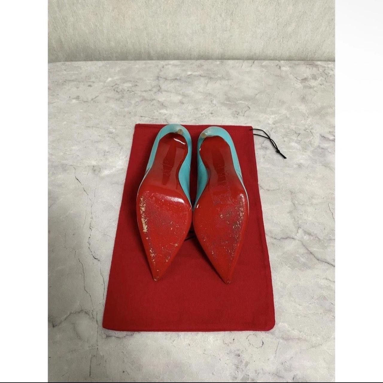 Christian Louboutin Christian Louboutin Seagreen Heels Size US 10 / IT 40 - 4 Thumbnail