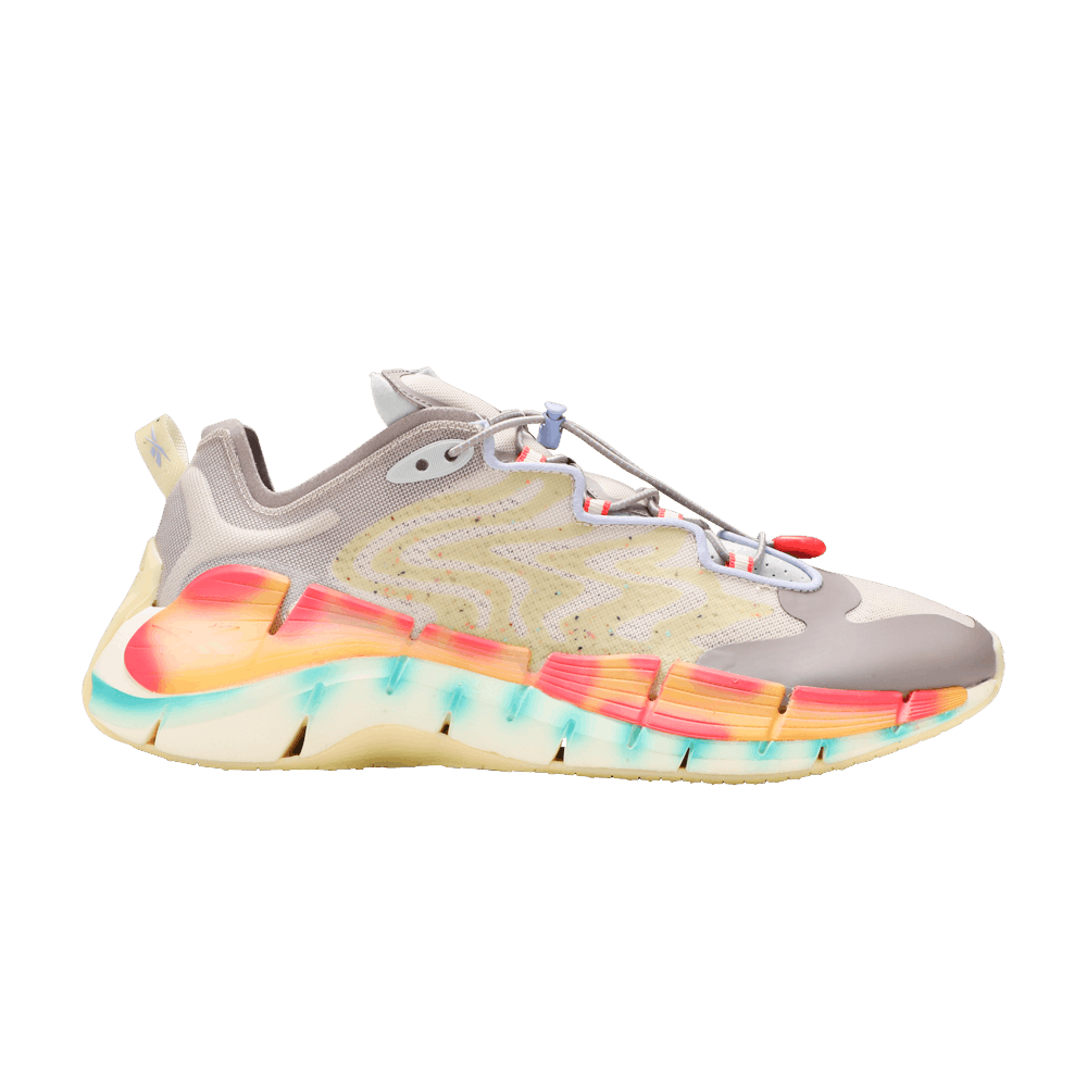 image of Brain Dead X Zig Kinetica 2 Mad Science - Lemon Glow Shoes in White, Men's (Size 6)