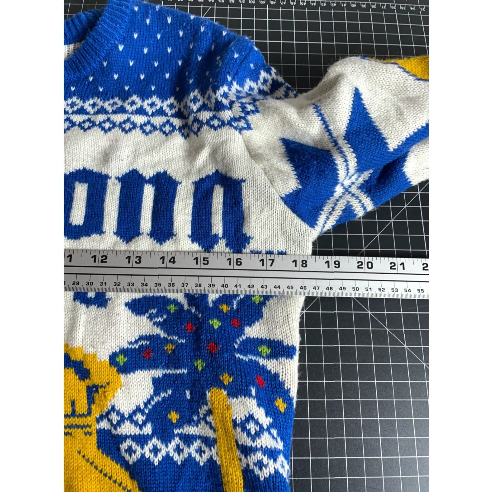 Vintage Corona Extra Beer Sweater Adult Small Blue White Ugly Christmas Knit AOP Size US S / EU 44-46 / 1 - 5 Thumbnail