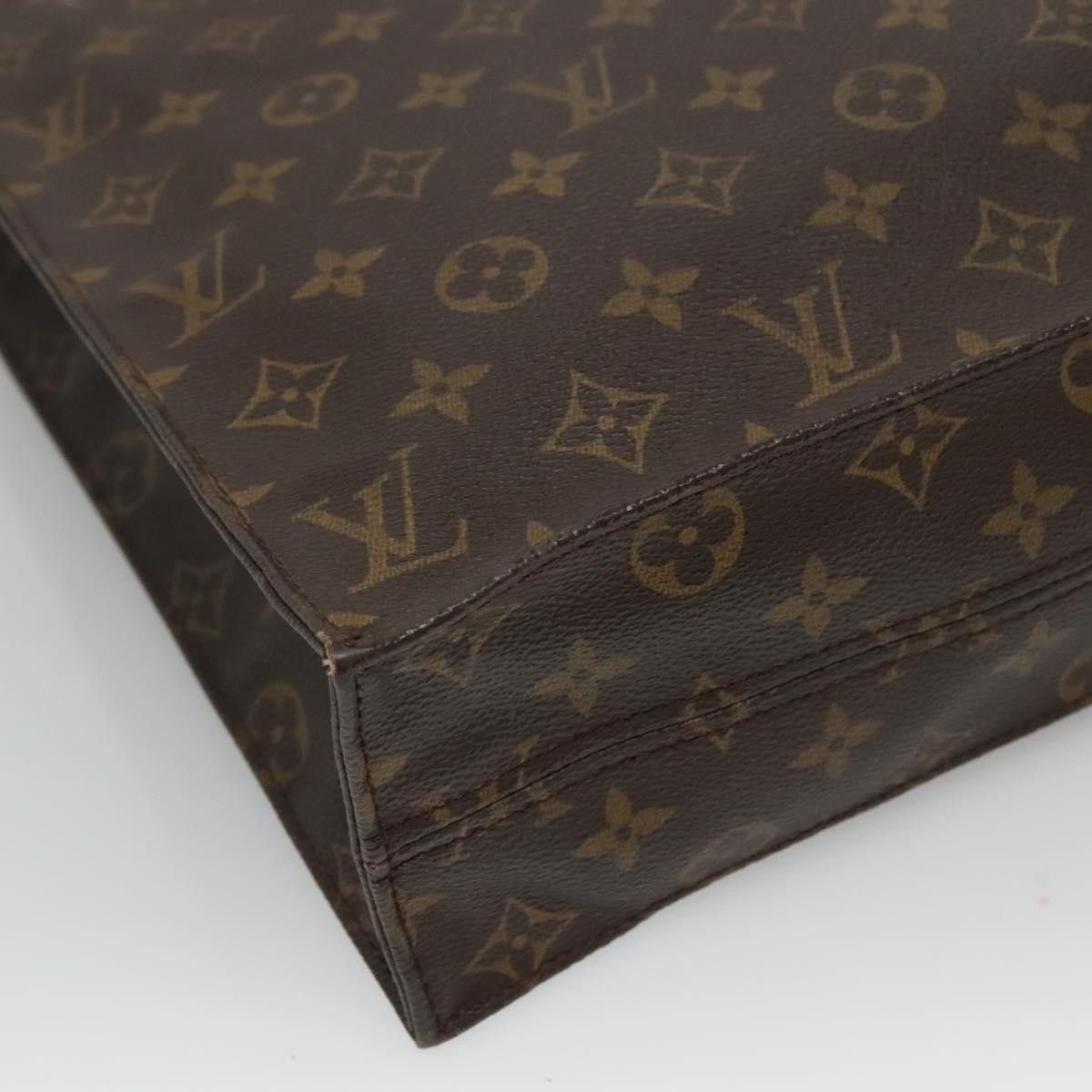 Louis Vuitton LOUIS VUITTON Monogram Sac Plat Hand Bag M51140 Size ONE SIZE - 16 Thumbnail