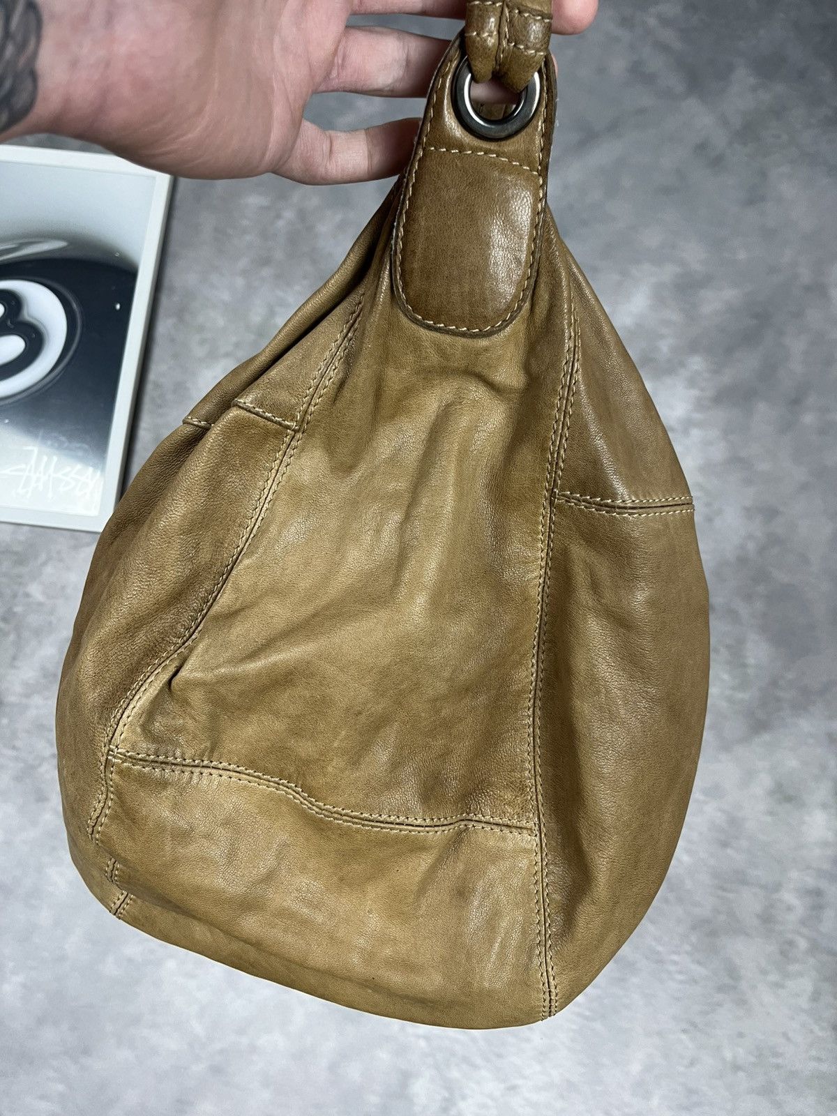Sergio Rossi Vintage Sissi Rossi Made Italy Large Soft Leather Hobo Bag Size ONE SIZE - 7 Thumbnail