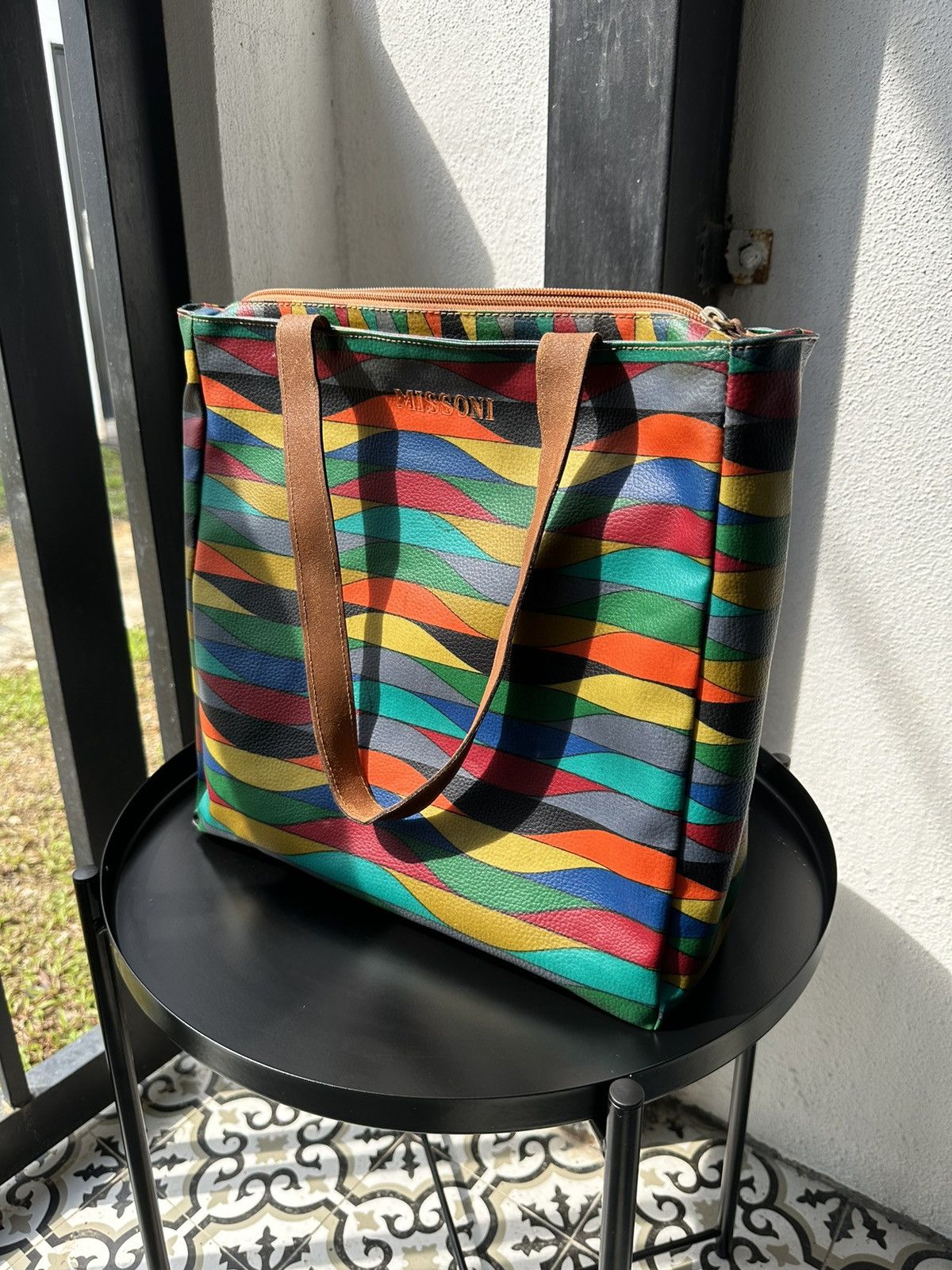 1990s Missoni vintage tote bag