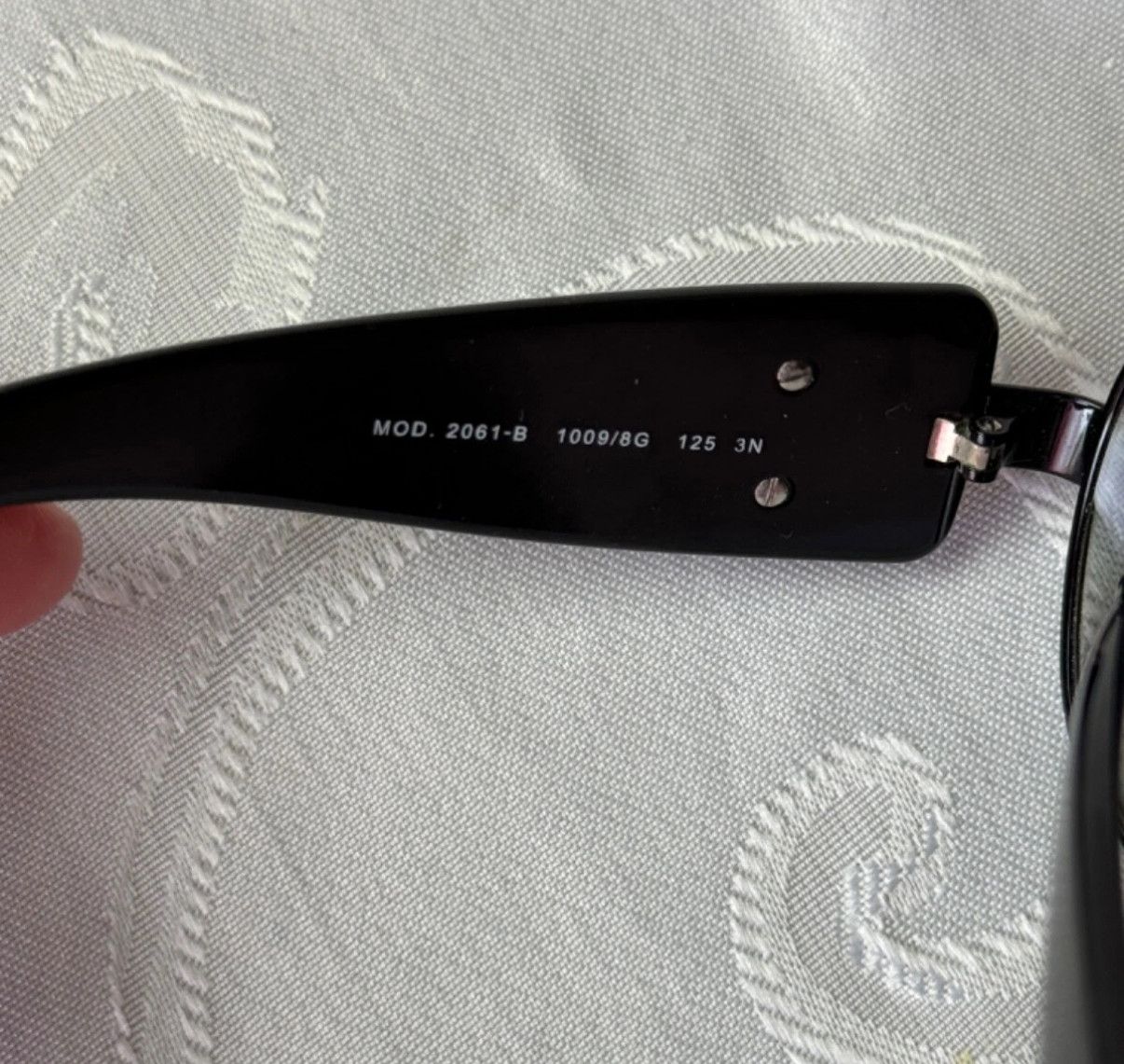Versace Versace Wrap Sunglasses Medusa logo Swarovski crystals Size ONE SIZE - 6 Thumbnail