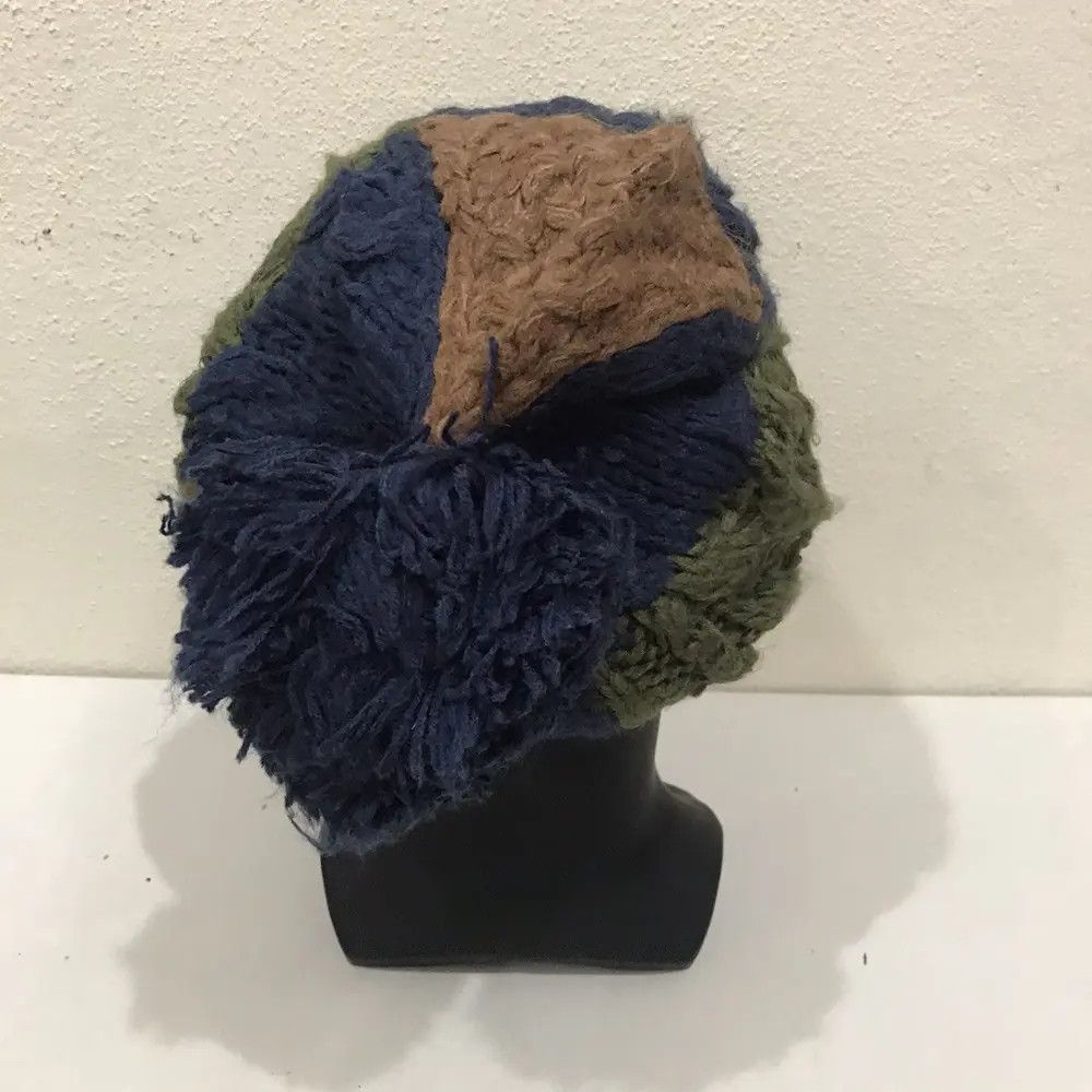 Japanese Brand Japanese Brand Patchwork Design Beanie Hat Size ONE SIZE - 5 Thumbnail