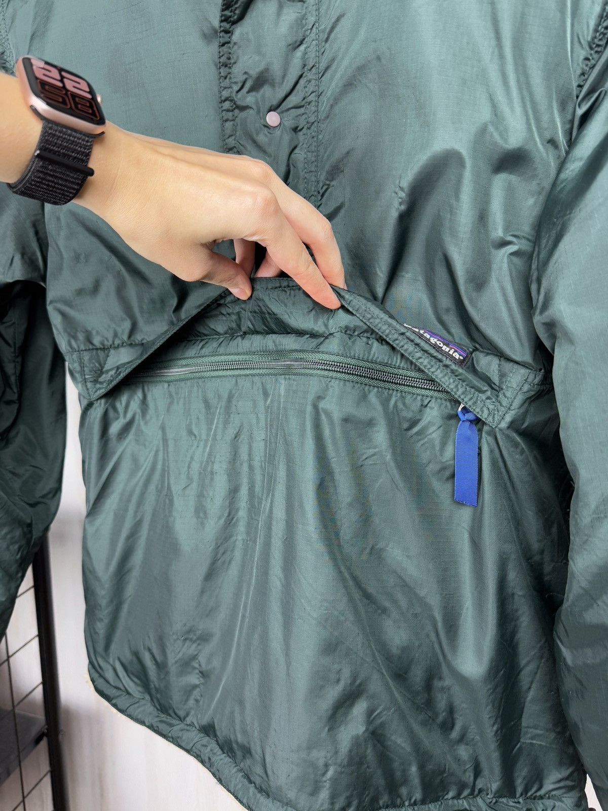 Patagonia 90s Patagonia Glissade Jacket Made in USA XS-S Green x Beige Size US XS / EU 42 / 0 - 8 Thumbnail
