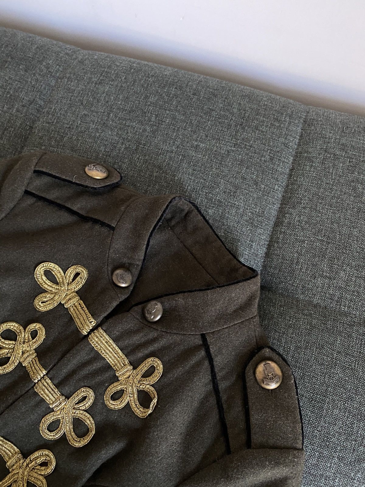 Hysteric Glamour Vintage Avant Garde Military Napoleon Jacket Y2K Wool Hype Size S / US 4 / IT 40 - 5 Thumbnail