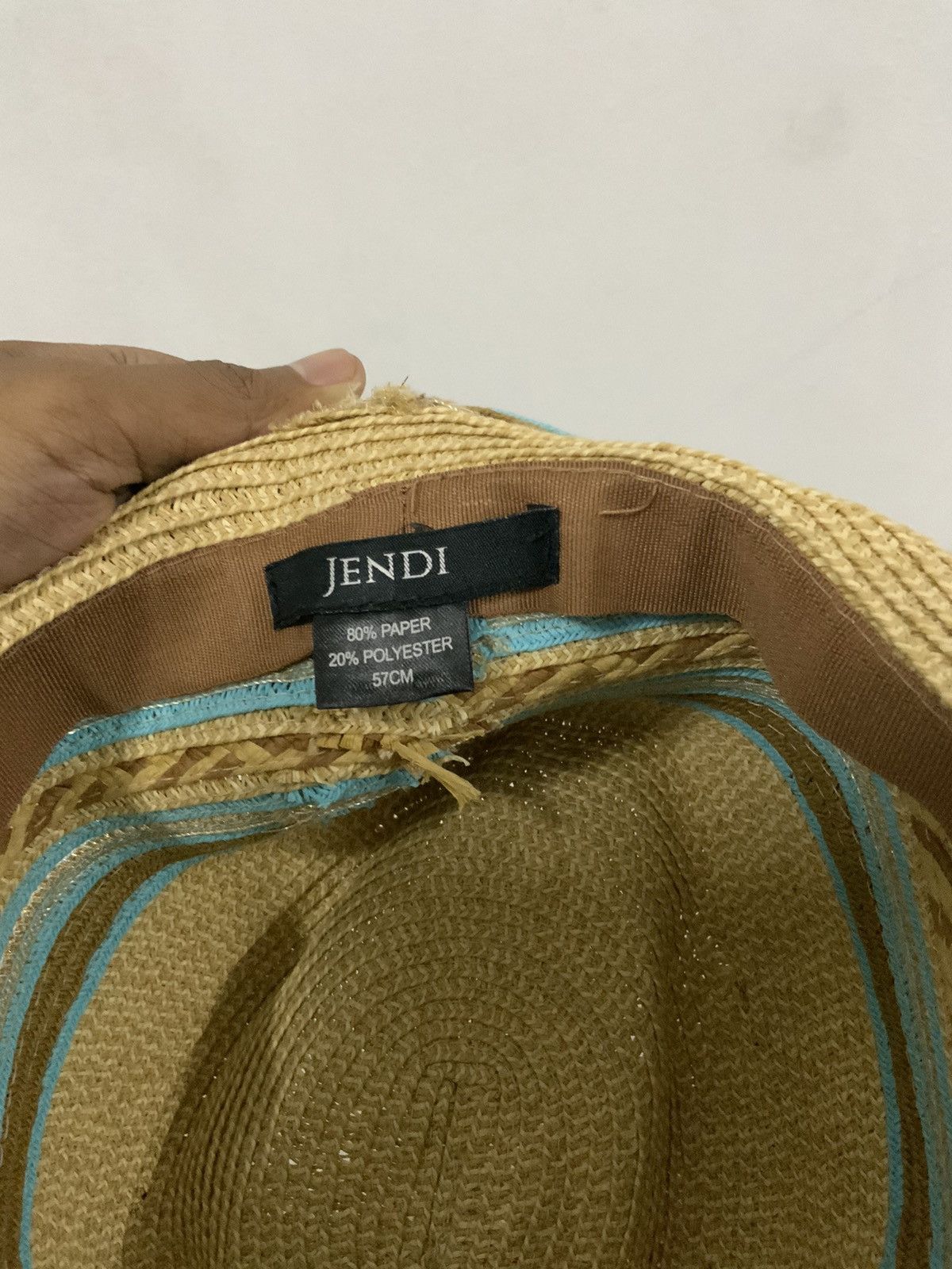 Hat Club Jendi Paper Straw Paddy Bucket Hat Size ONE SIZE - 9 Thumbnail