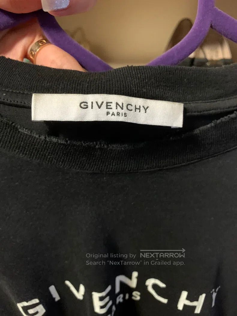 Givenchy Givenchy Distressed Slim Fit T-Shirt Size US M / EU 48-50 / 2 - 3 Thumbnail