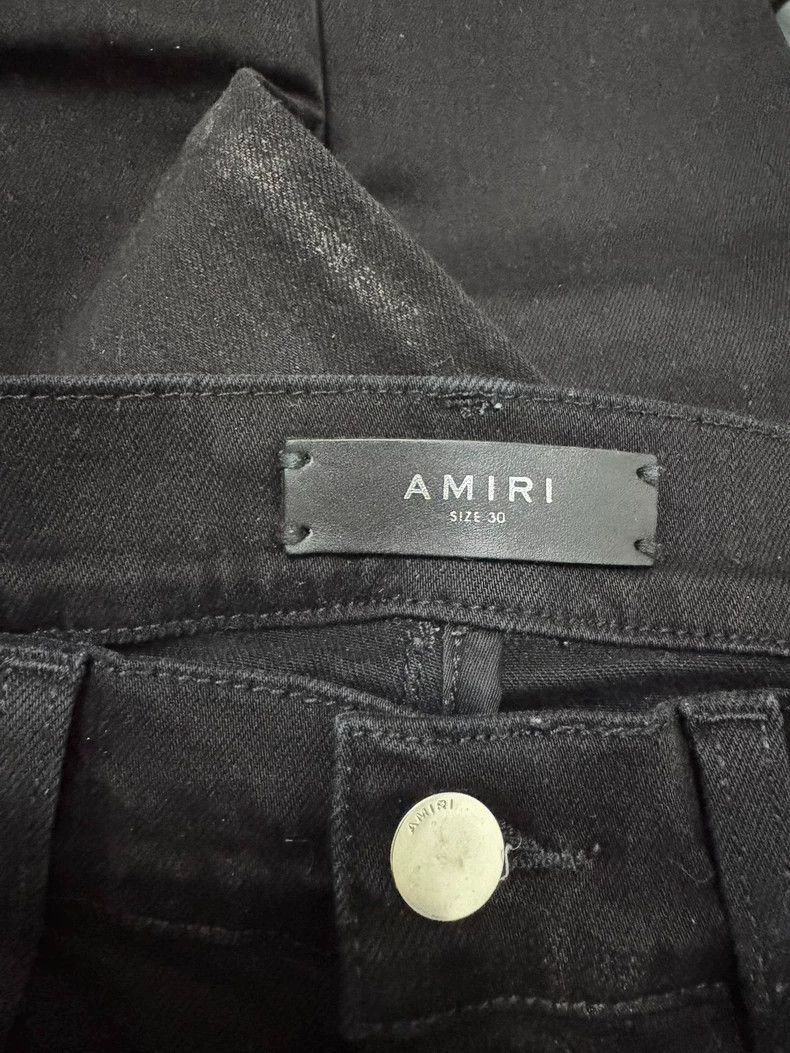 Amiri Amiri 16ss Gold Dust Mx1 Patched Black Denim Size US 30 / EU 46 - 4 Thumbnail