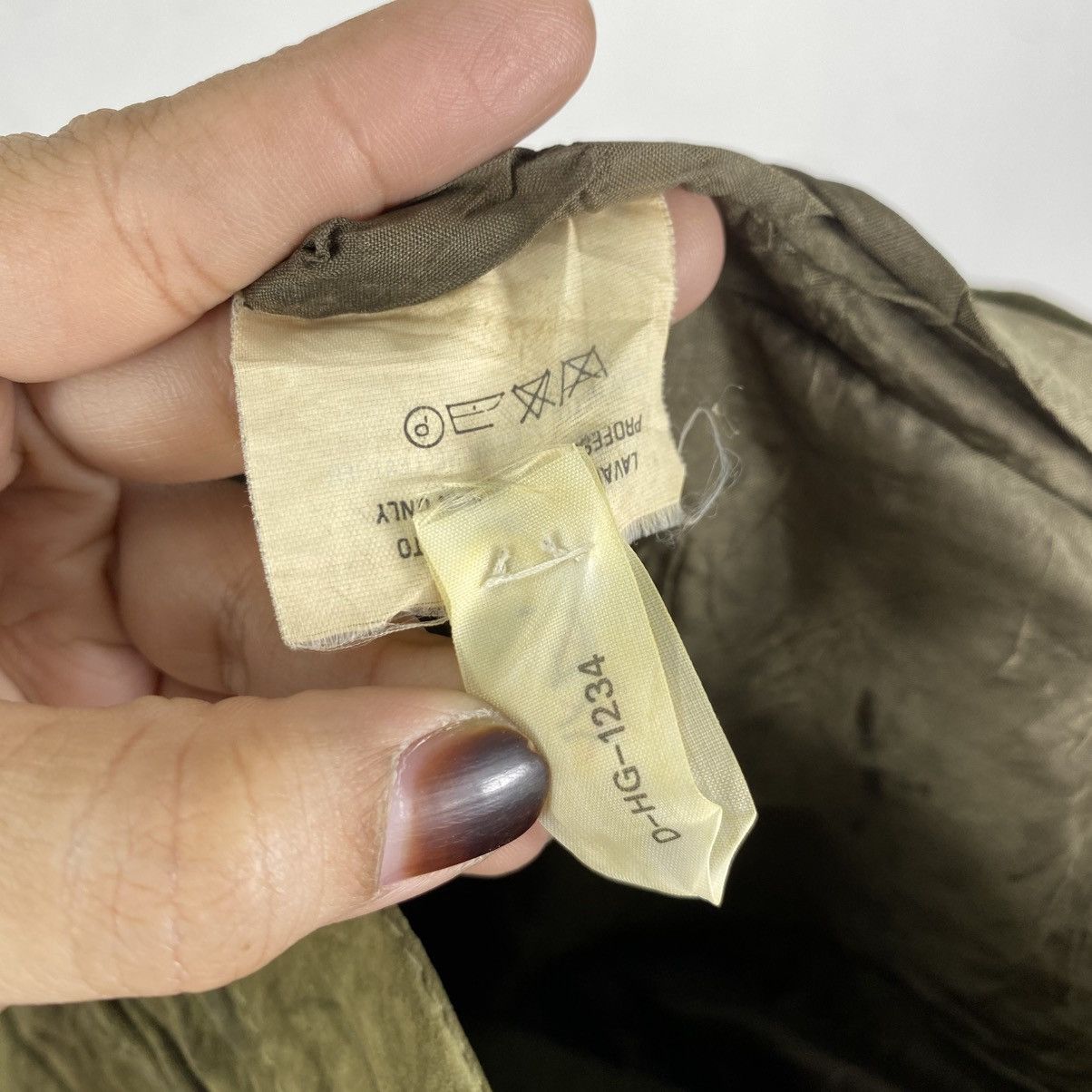 Fendi Vtg Fendi Olive Textured Leather Pants IT 38 XS Y2K Archive Size 38" / US 16 / IT 52 - 9 Thumbnail