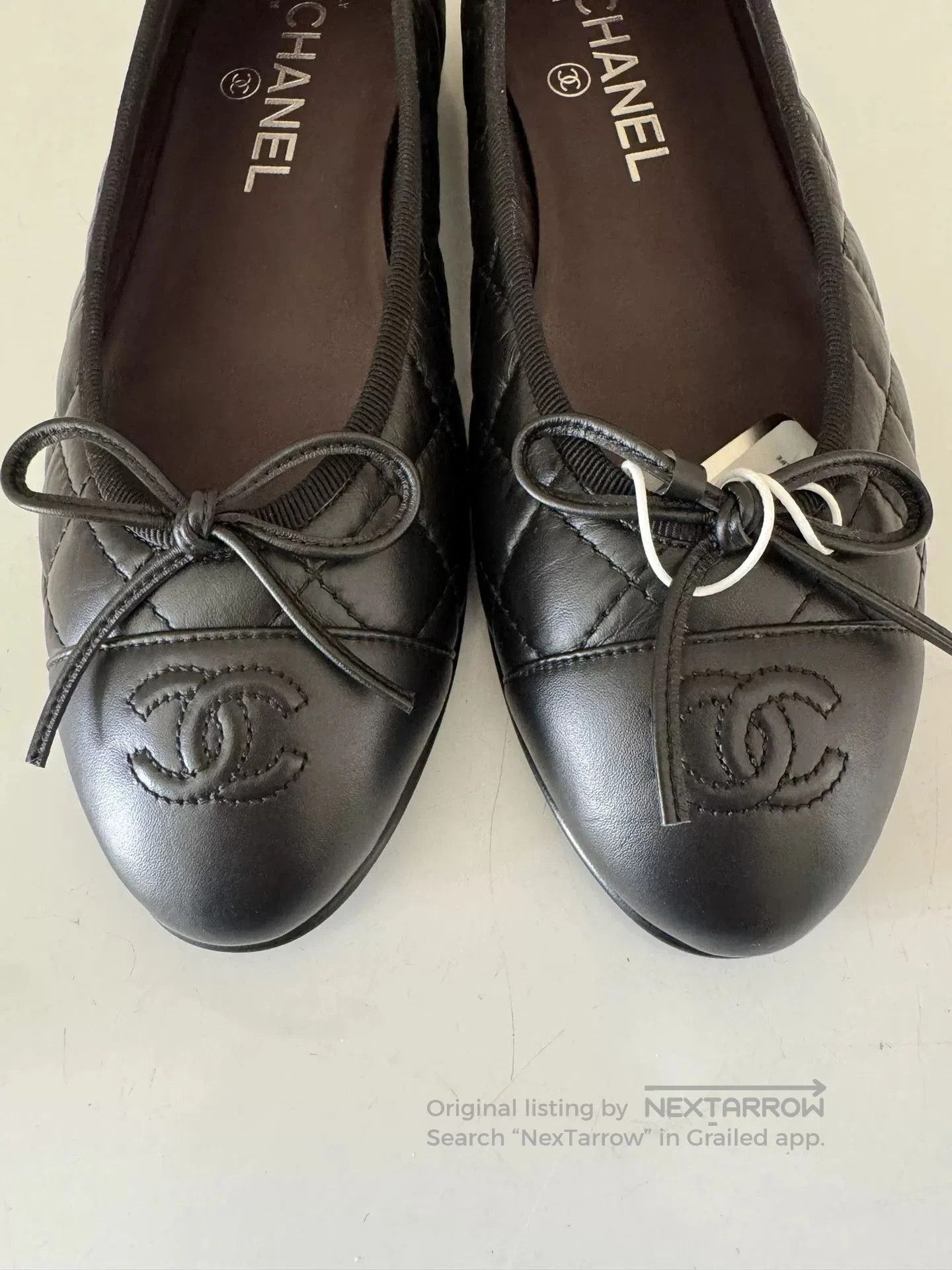 Chanel Chanel Black Quilted Mary Jane Shoes 37.5. Size US 6.5 / IT 36.5 - 9 Thumbnail