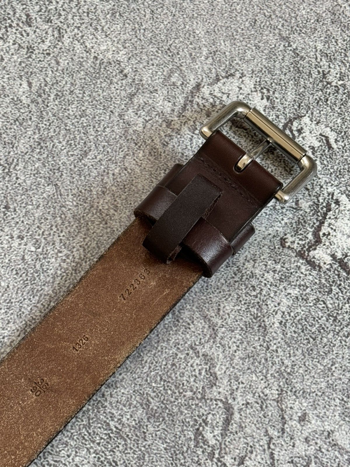 Polo Ralph Lauren × Vintage Polo Ralph Lauren brown leather belt biker cowboy casual Size ONE SIZE - 16 Thumbnail