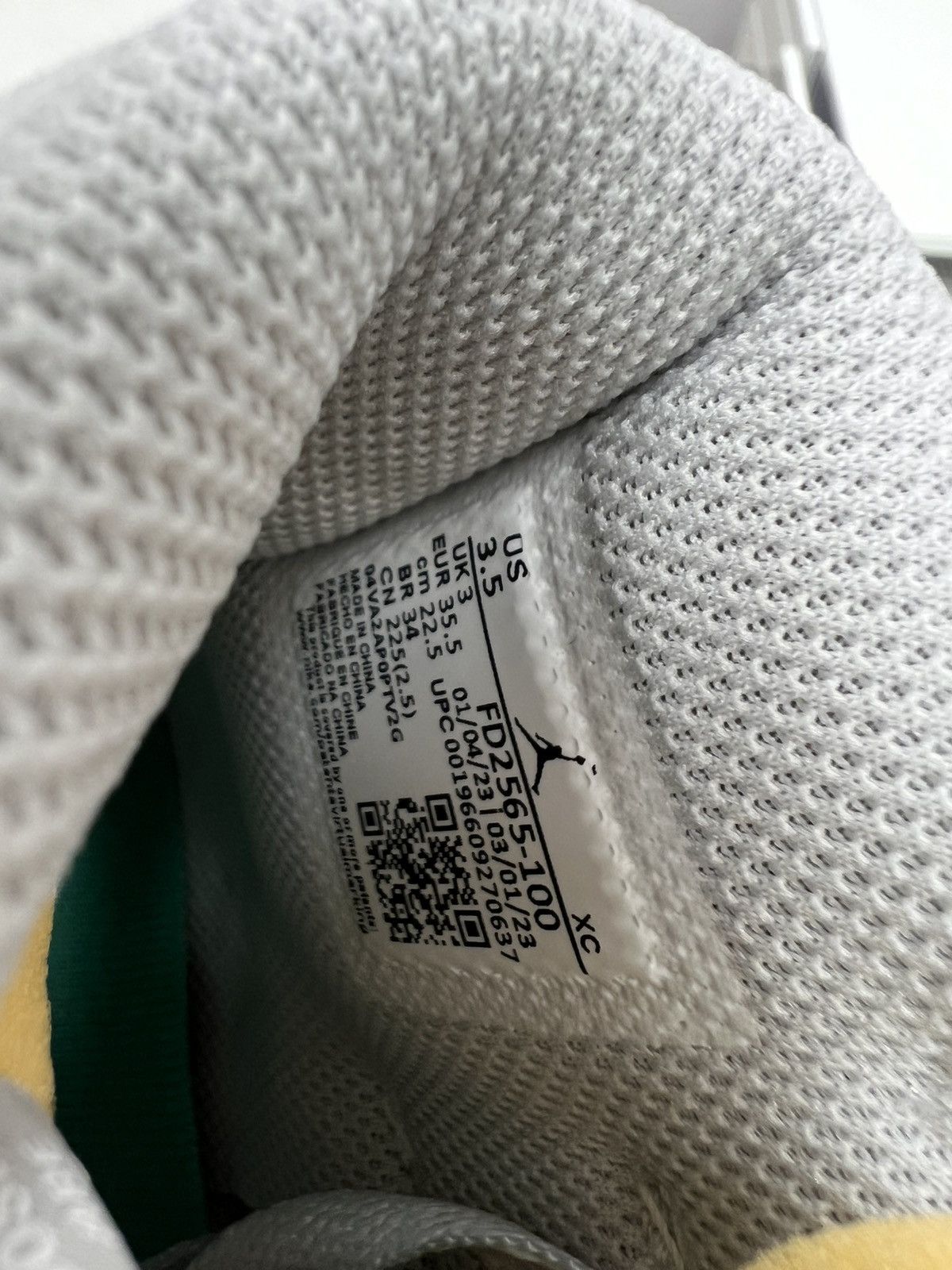 Jordan Brand Size 3.5Y Air Jordan X Union 1 Retro High “Summer of 96” Size US 5 / EU 37 - 5 Thumbnail