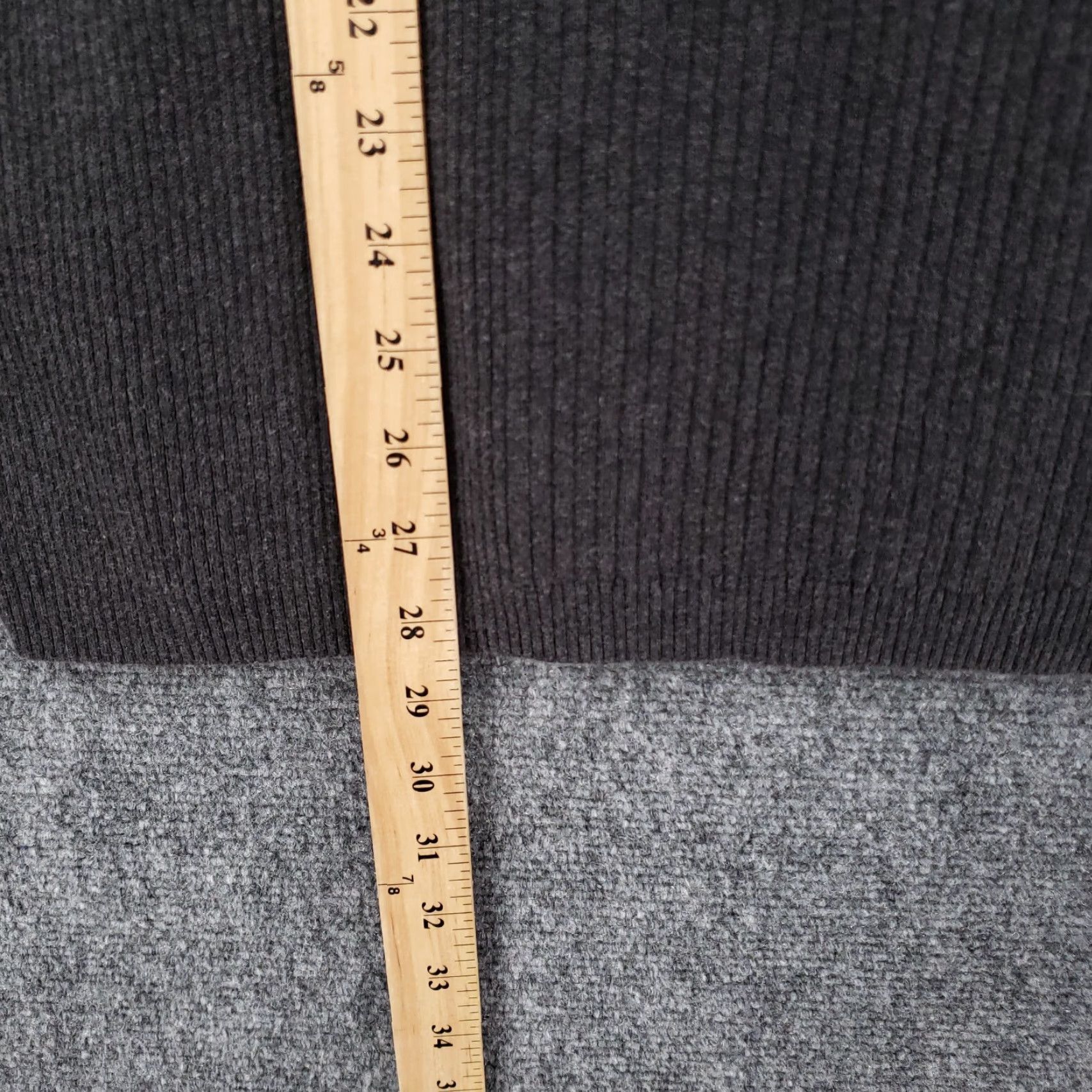 Perry Ellis Perry Ellis Portfolio Sweater Men XL Black Cotton Ribbed 1/4 Zip Mock Neck Pullover Casual Outdoor 1/4 Zip Boys Mens Womens Girls Size US XL / EU 56 / 4 - 4 Thumbnail