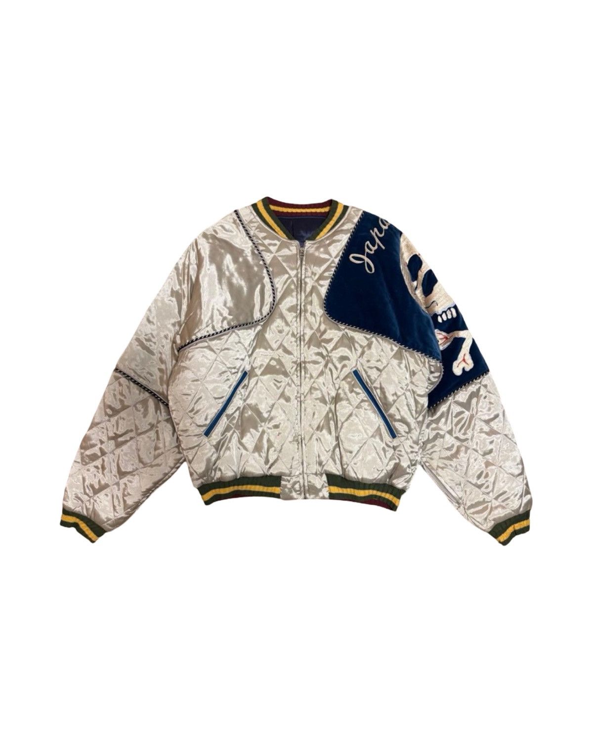 Kapital Pillow Skull Embroidery Bomber Jacket Size US L / EU 52-54 / 3 - 1 Thumbnail