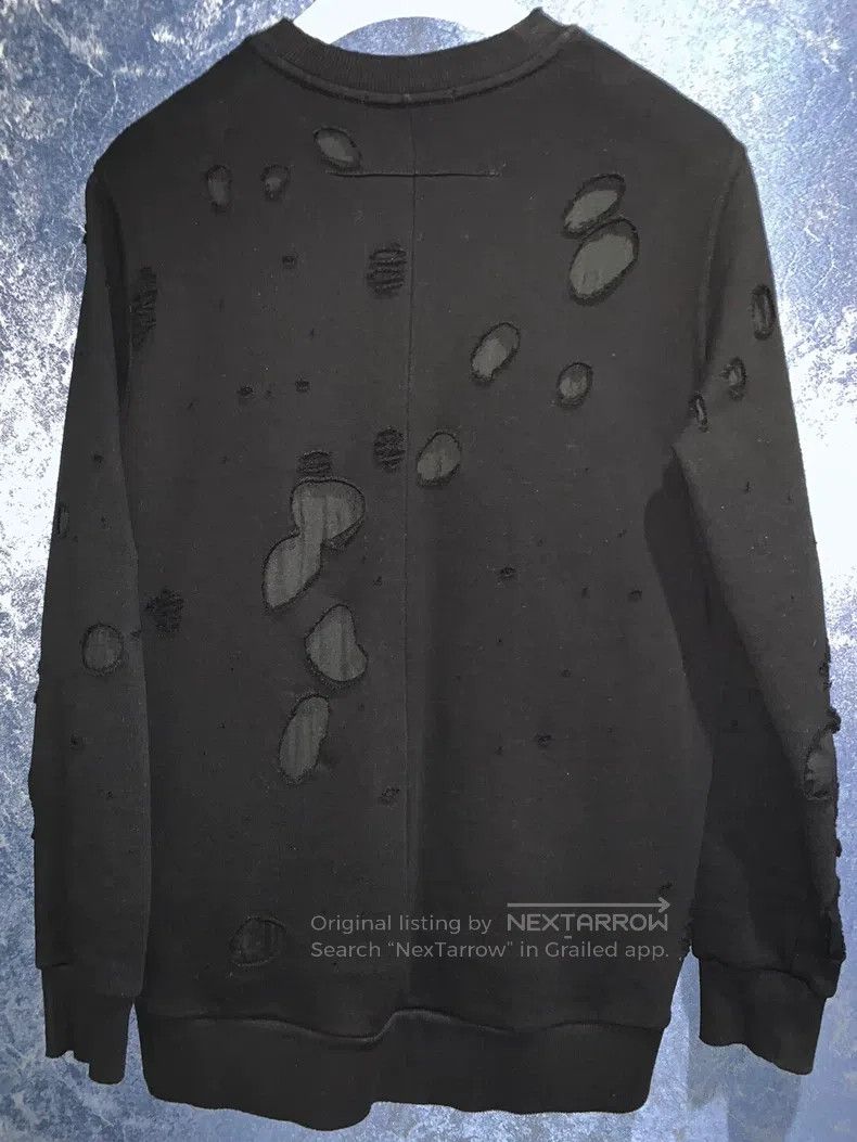 Givenchy Givenchy Distressed Denim Jacket in Grey Size US XS / EU 42 / 0 - 5 Thumbnail