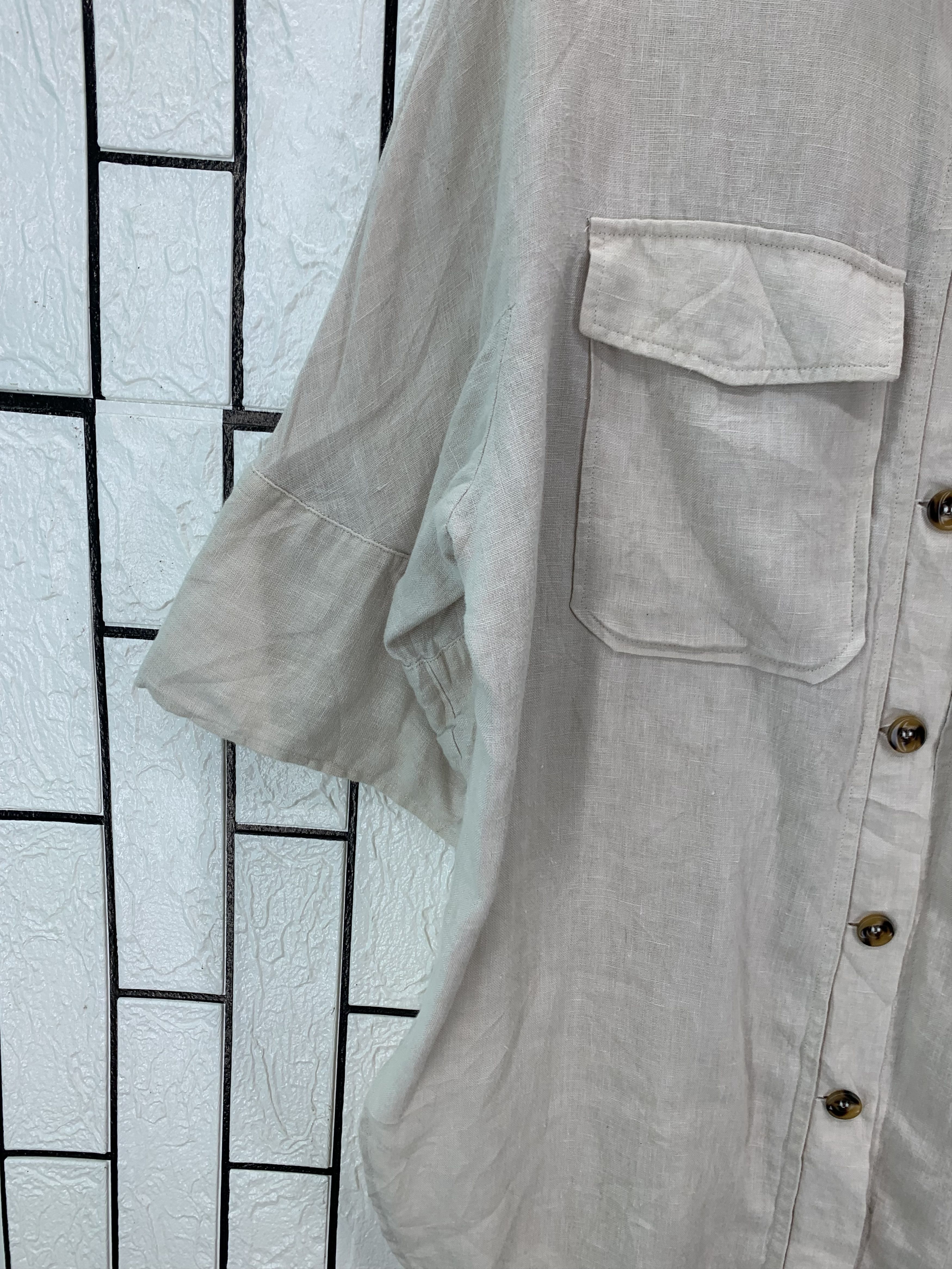 Japanese Brand Hums Long Shirt Button Size US XL / EU 56 / 4 - 3 Thumbnail
