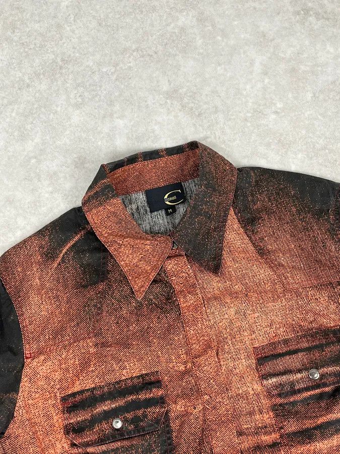 Roberto Cavalli SS2004 Cavalli Sunset Copper Overprint Shirt Size US M / EU 48-50 / 2 - 5 Thumbnail