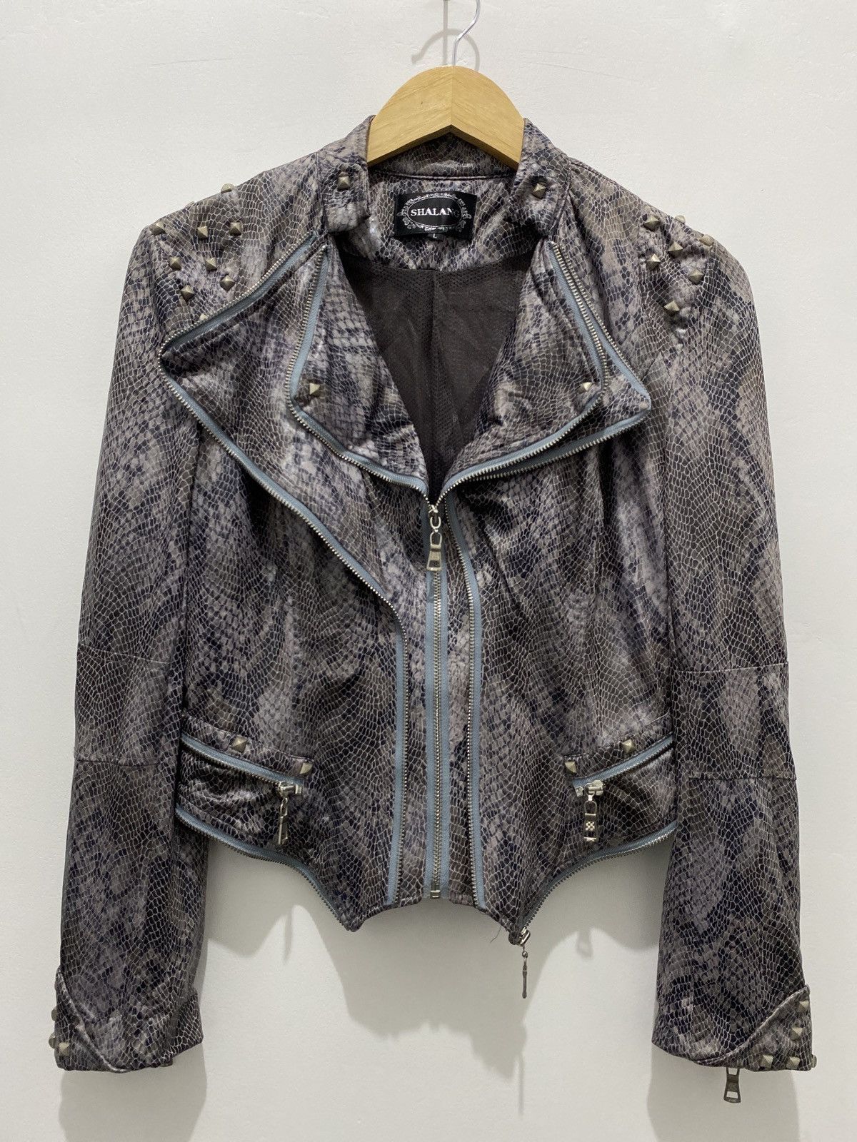 KMRii Snake Skin Leather Vkei Kmrii 14thAddiction Style Jacket Size US S / EU 44-46 / 1 - 1 Thumbnail