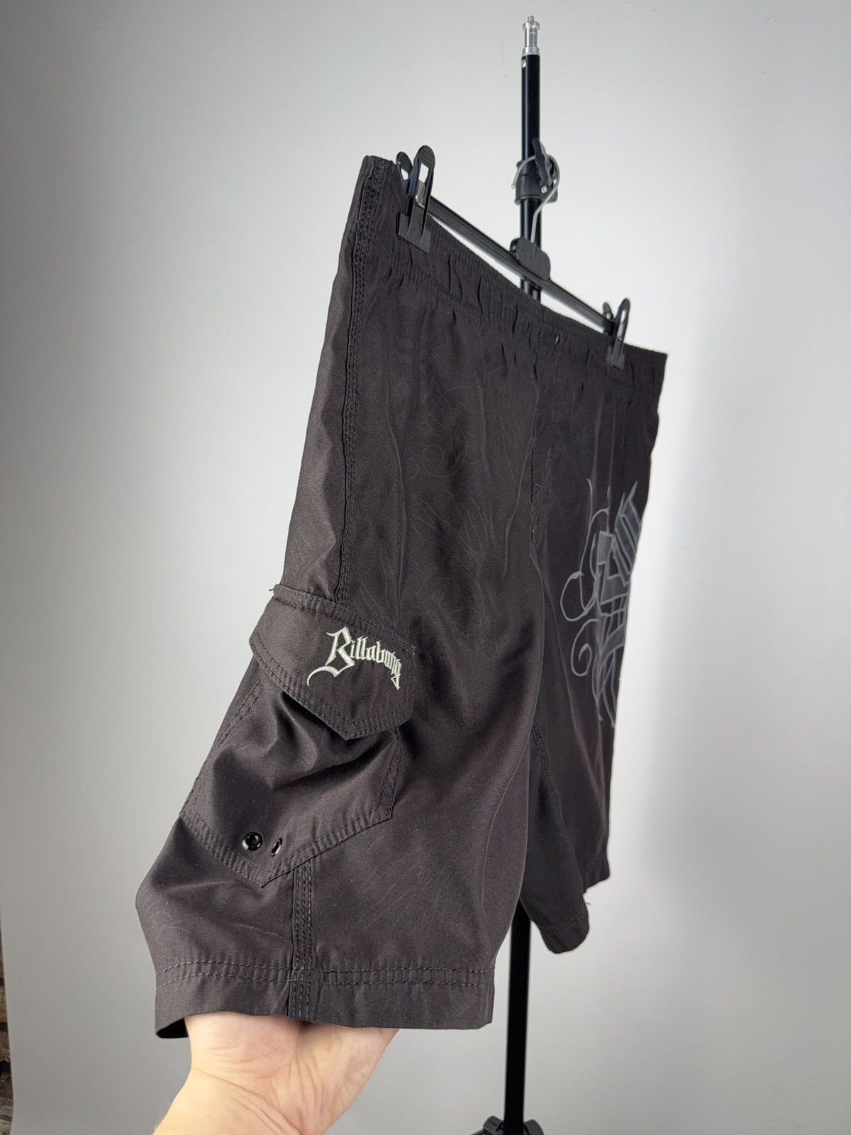 Billabong × Vintage Vintage Billabong Tribal Board Shorts Black Swimwear M Size US 34 / EU 50 - 2 Thumbnail