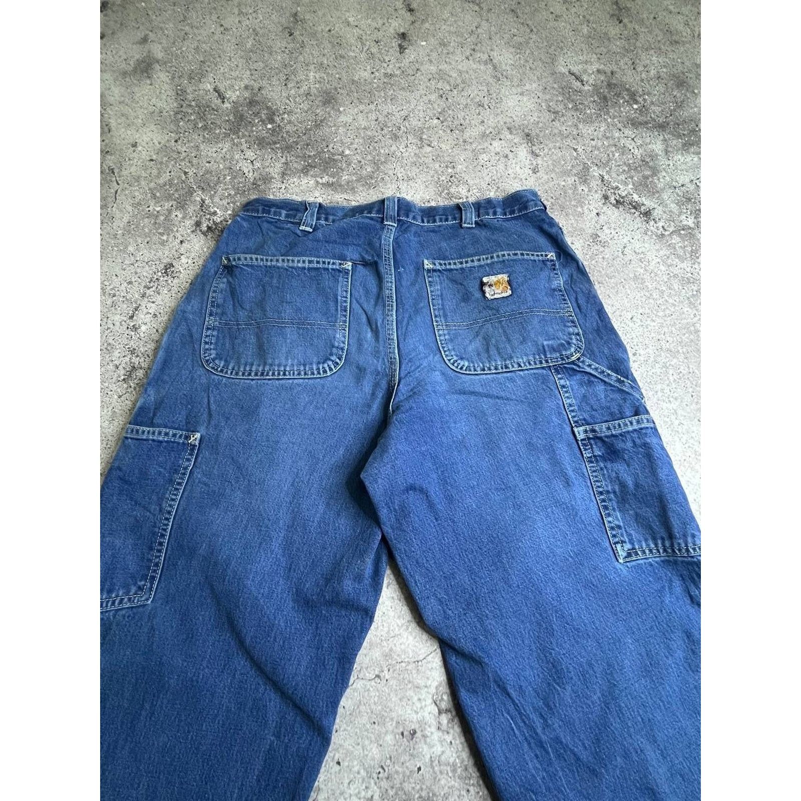Carhartt Vintage Carhartt Denim Carpenter Pants Washed Distressed Size US 32 / EU 48 - 3 Thumbnail