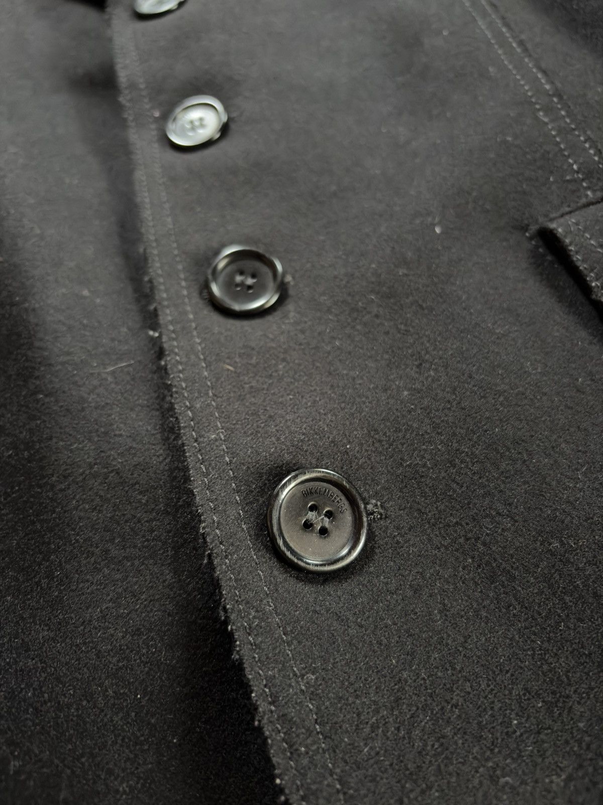 Dirk Bikkembergs 00s Dirk Bikkembergs Military Raw Edges Rare Blazer Jacket Size US L / EU 52-54 / 3 - 9 Thumbnail