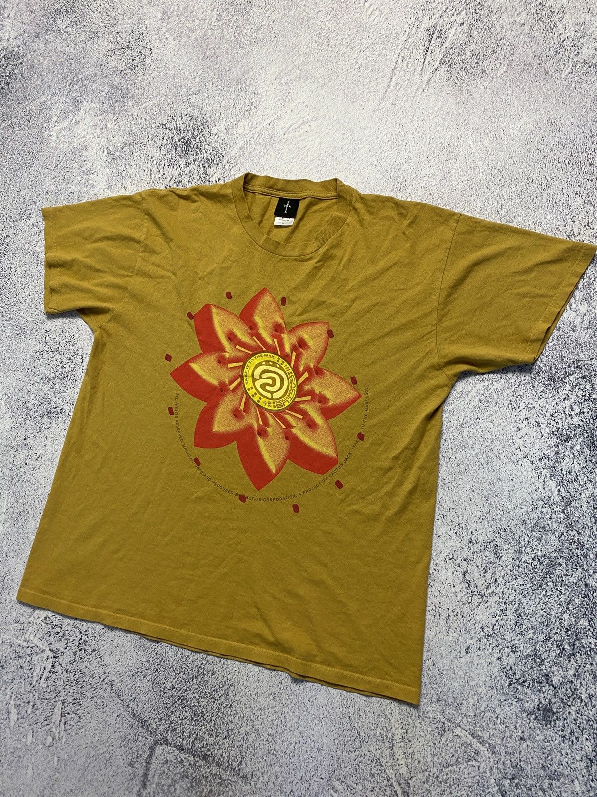 Travis Scott Cactus Jack Travis Scott Take it To The Max Flower T-shirt Size US L / EU 52-54 / 3 - 2 Thumbnail