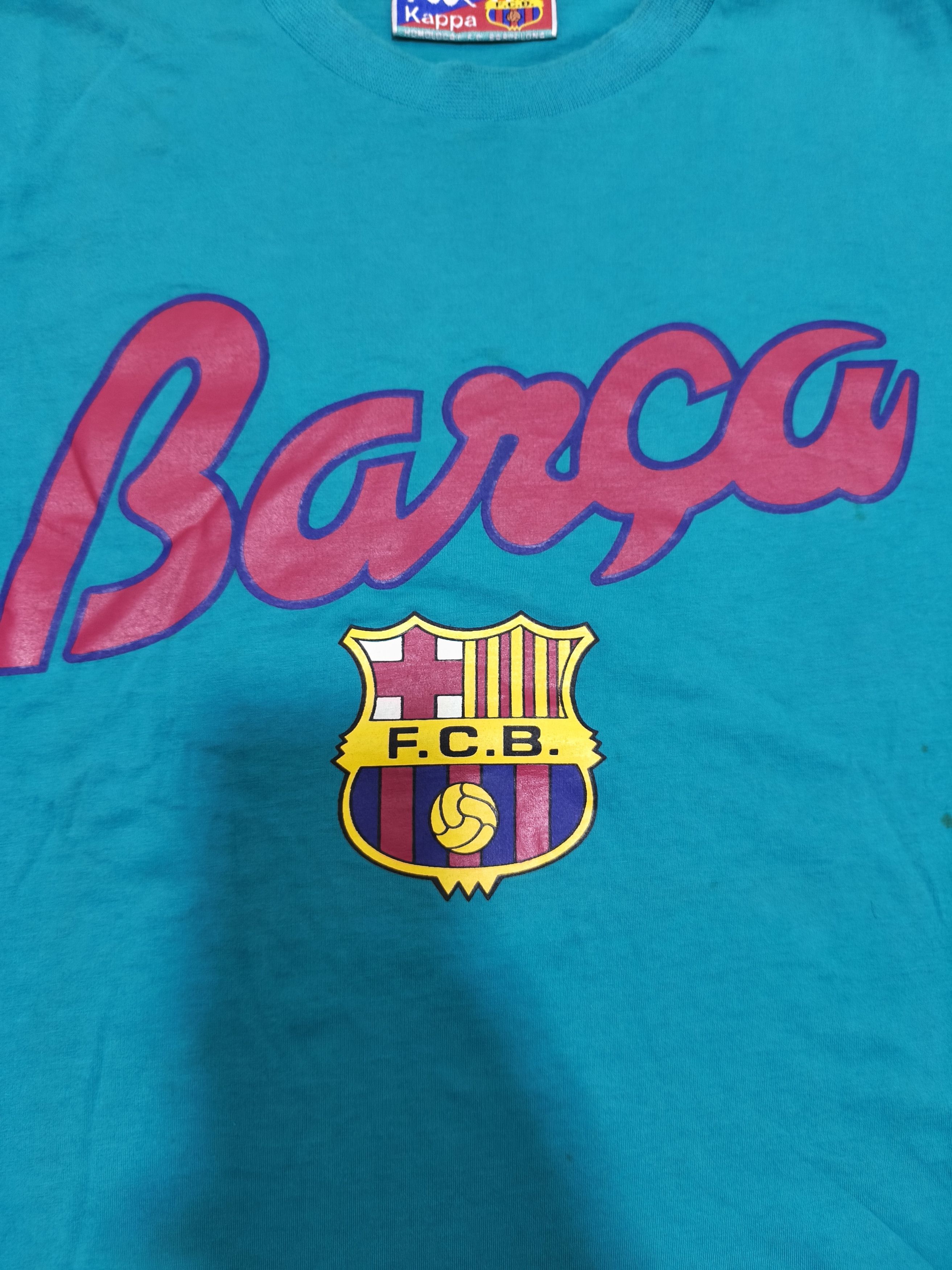 Kappa Vintage 90s Kappa FC Barcelona Barca Tee | Styled in Italy Size US M / EU 48-50 / 2 - 2 Thumbnail