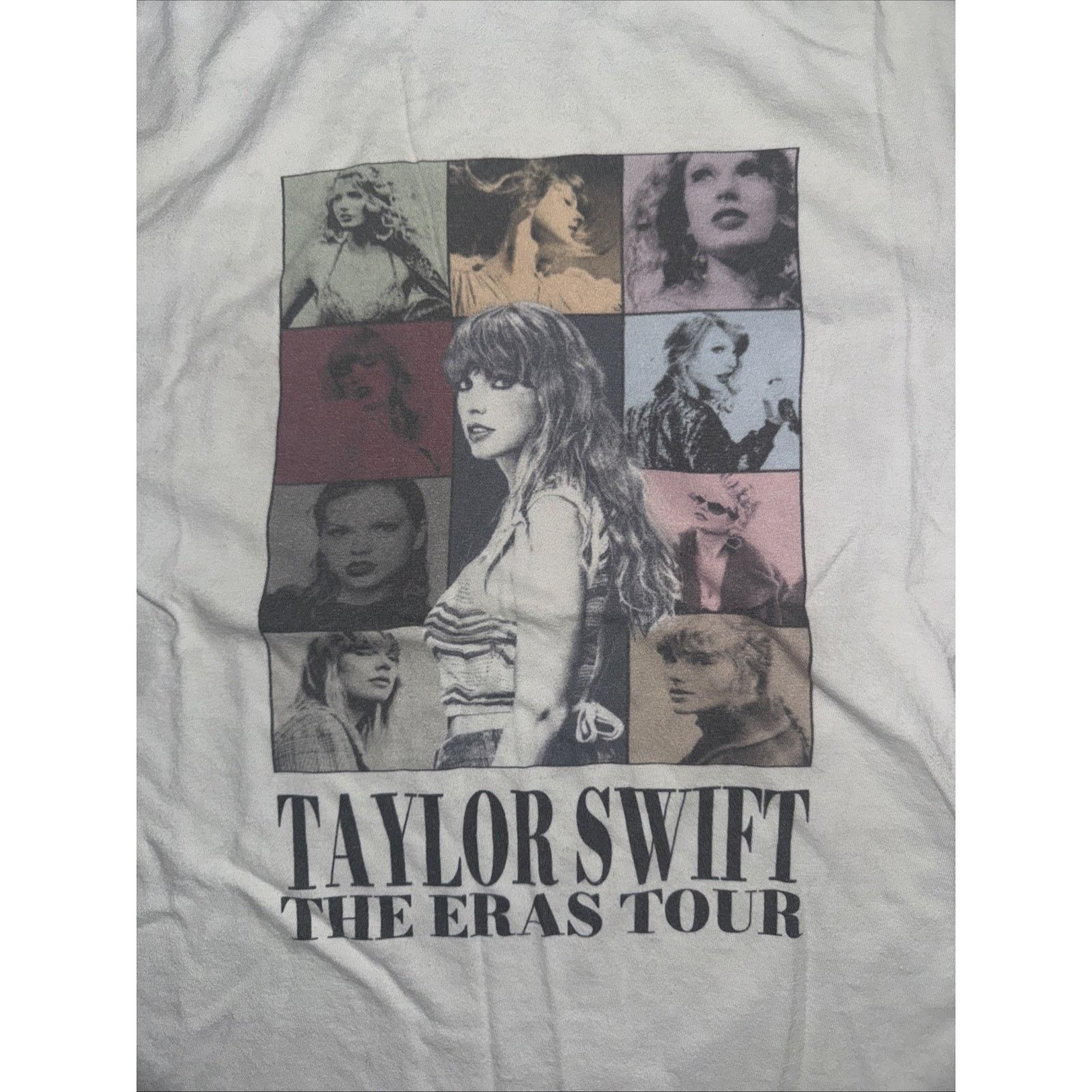 Band Tees × Vintage Taylor Swift The Eras Tour T-Shirt White S 18x23 Concert Size US S / EU 44-46 / 1 - 2 Thumbnail