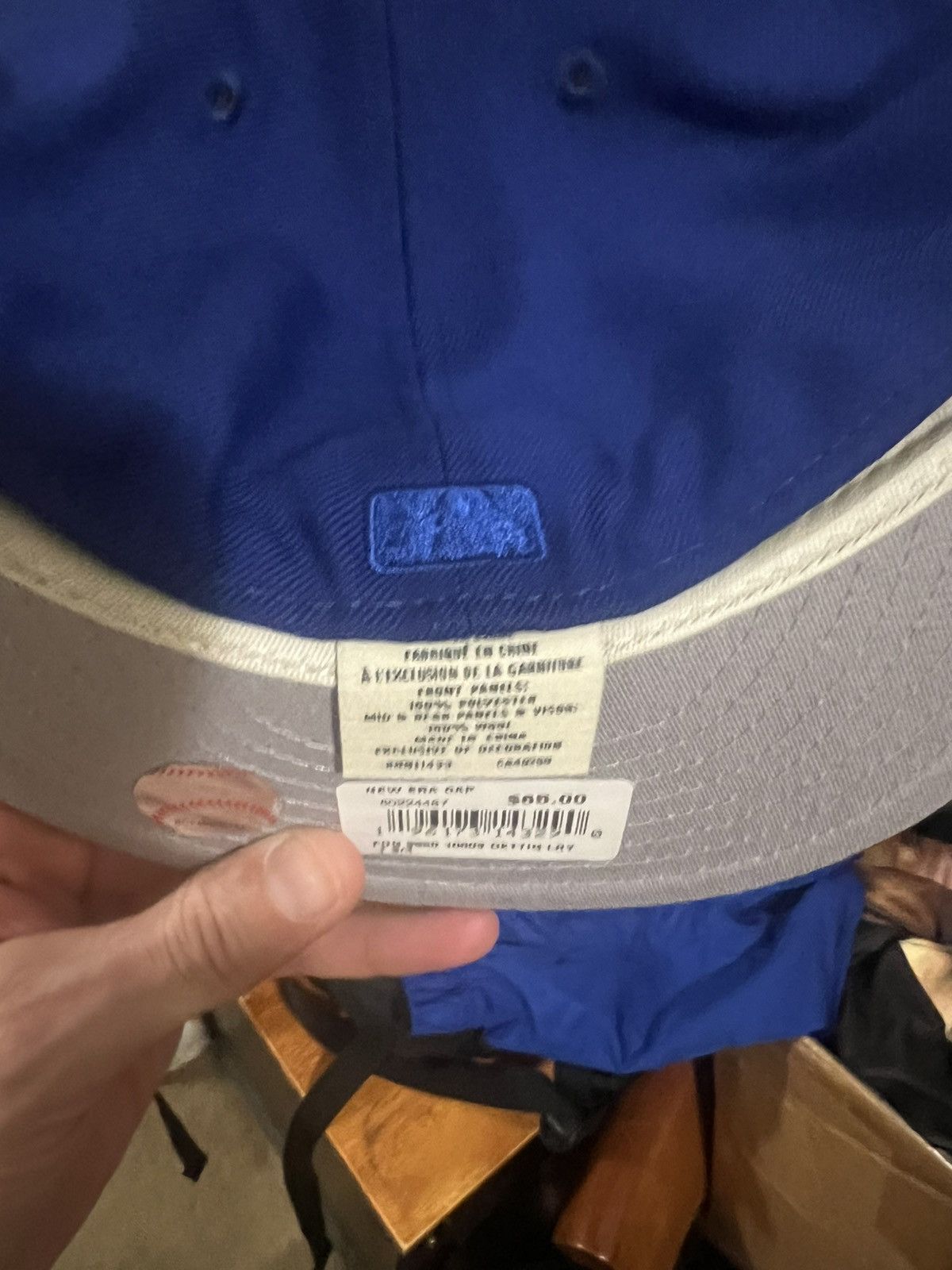 Fear of God × New Era New Era x Fear of God fitted hat blue & white 7 3/4 Size ONE SIZE - 6 Thumbnail