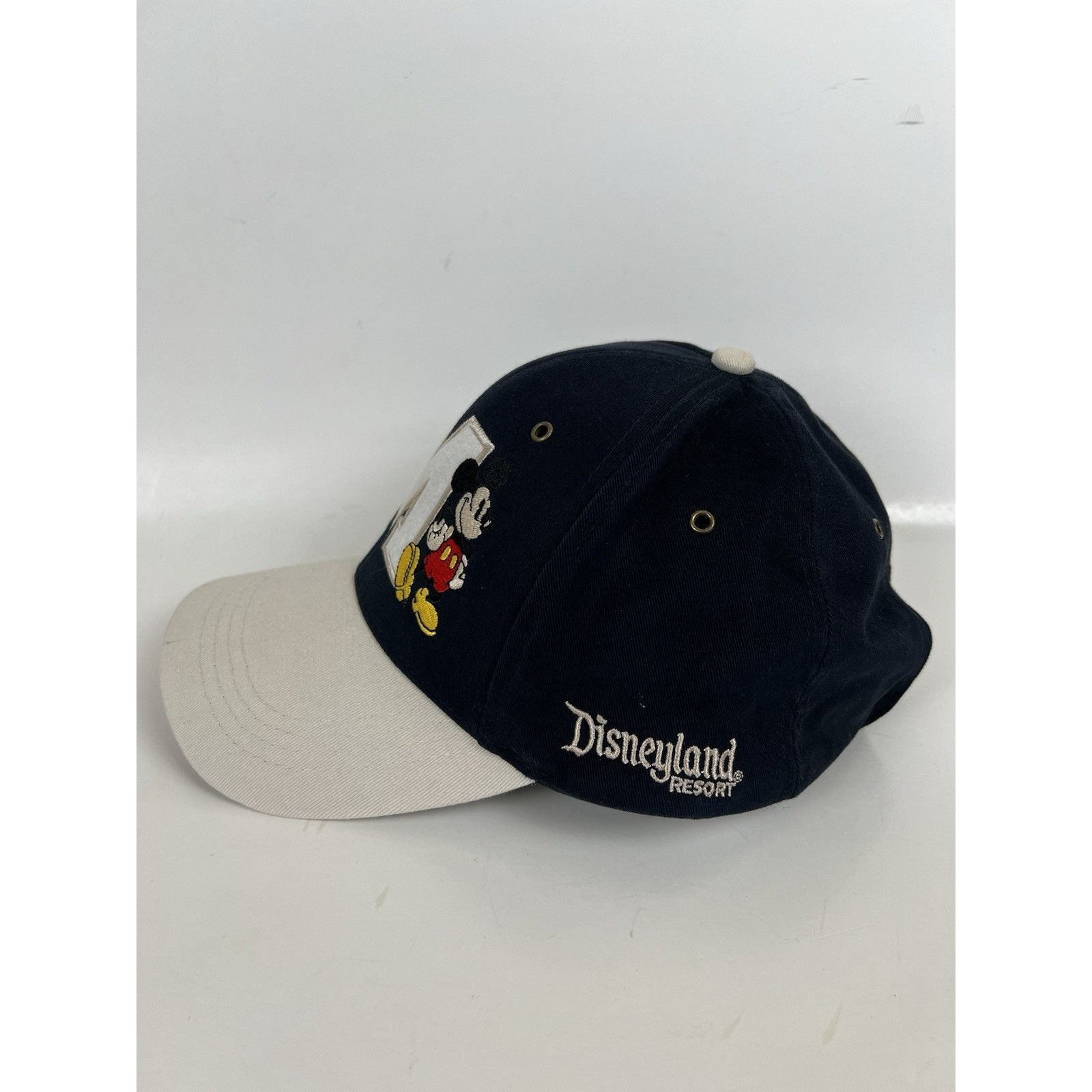 Disney Vintage Mickey Mouse Disneyland Strapback Hat Cap Y2K Blue E Size ONE SIZE - 5 Thumbnail