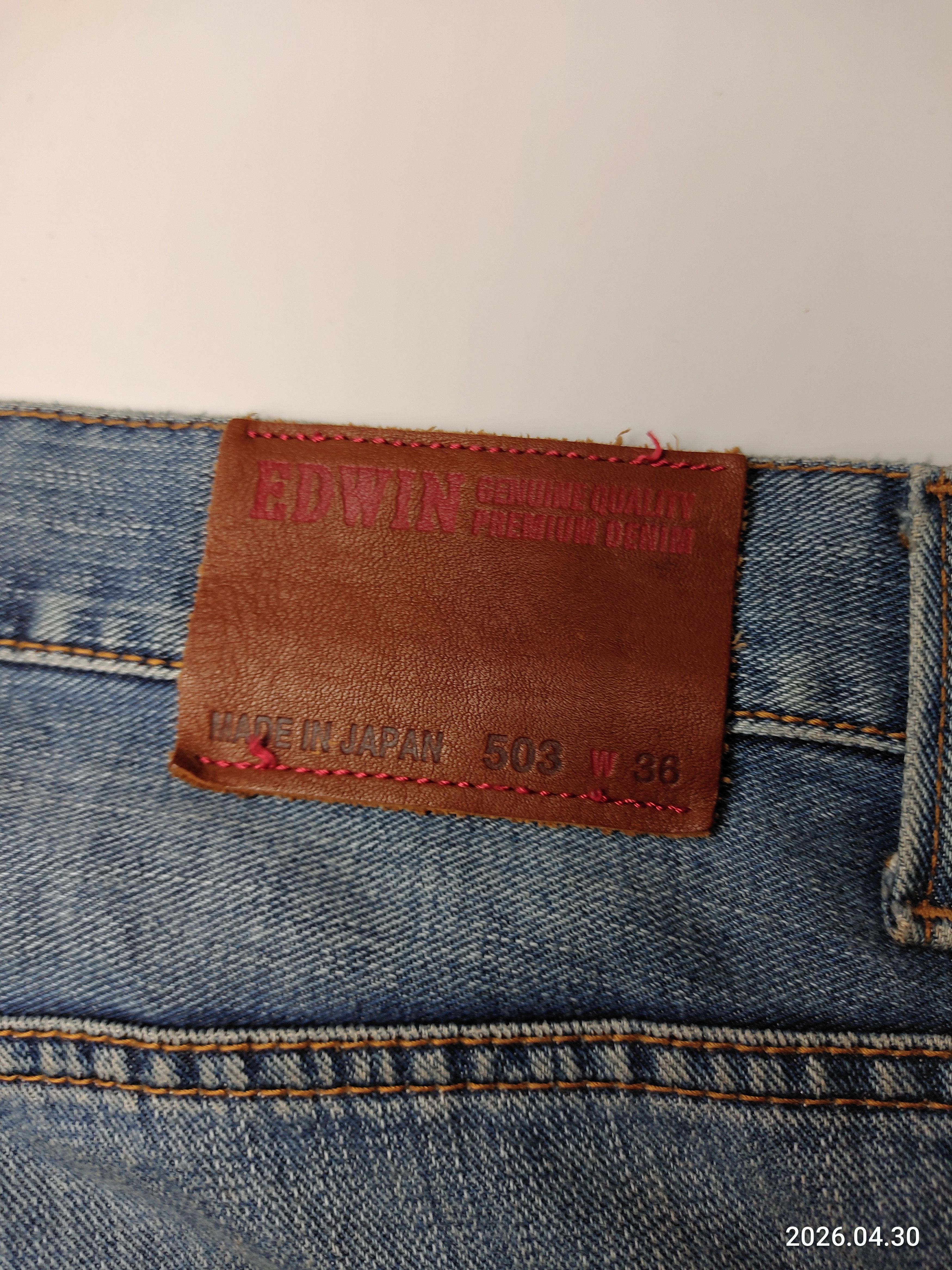 Edwin edwin 503 premium Japan jeans Size US 36 / EU 52 - 11 Thumbnail