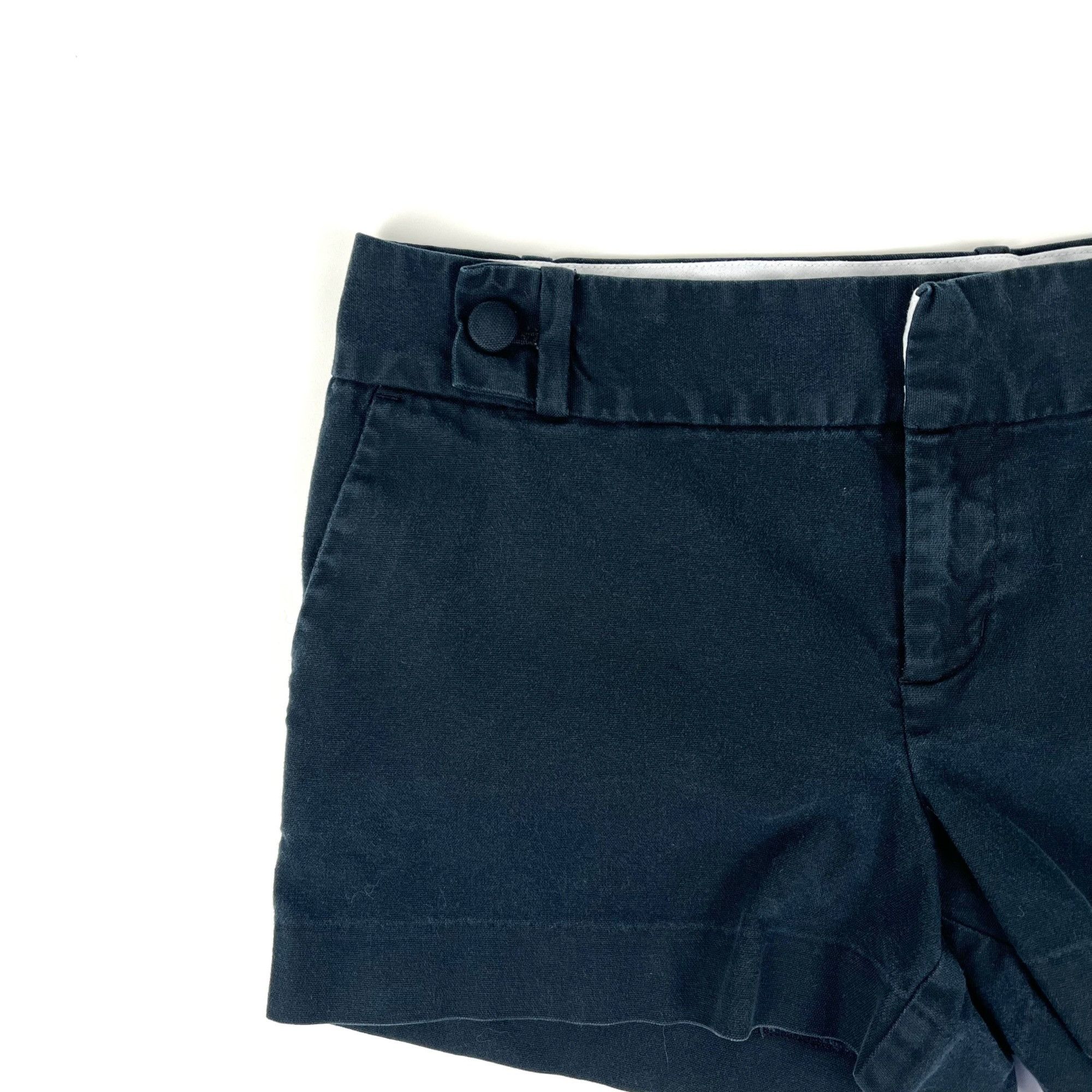 Banana Republic Banana Republic Flat-Front Slash Pocket Black Chino Shorts S Size 28" / US 6 / IT 42 - 3 Thumbnail
