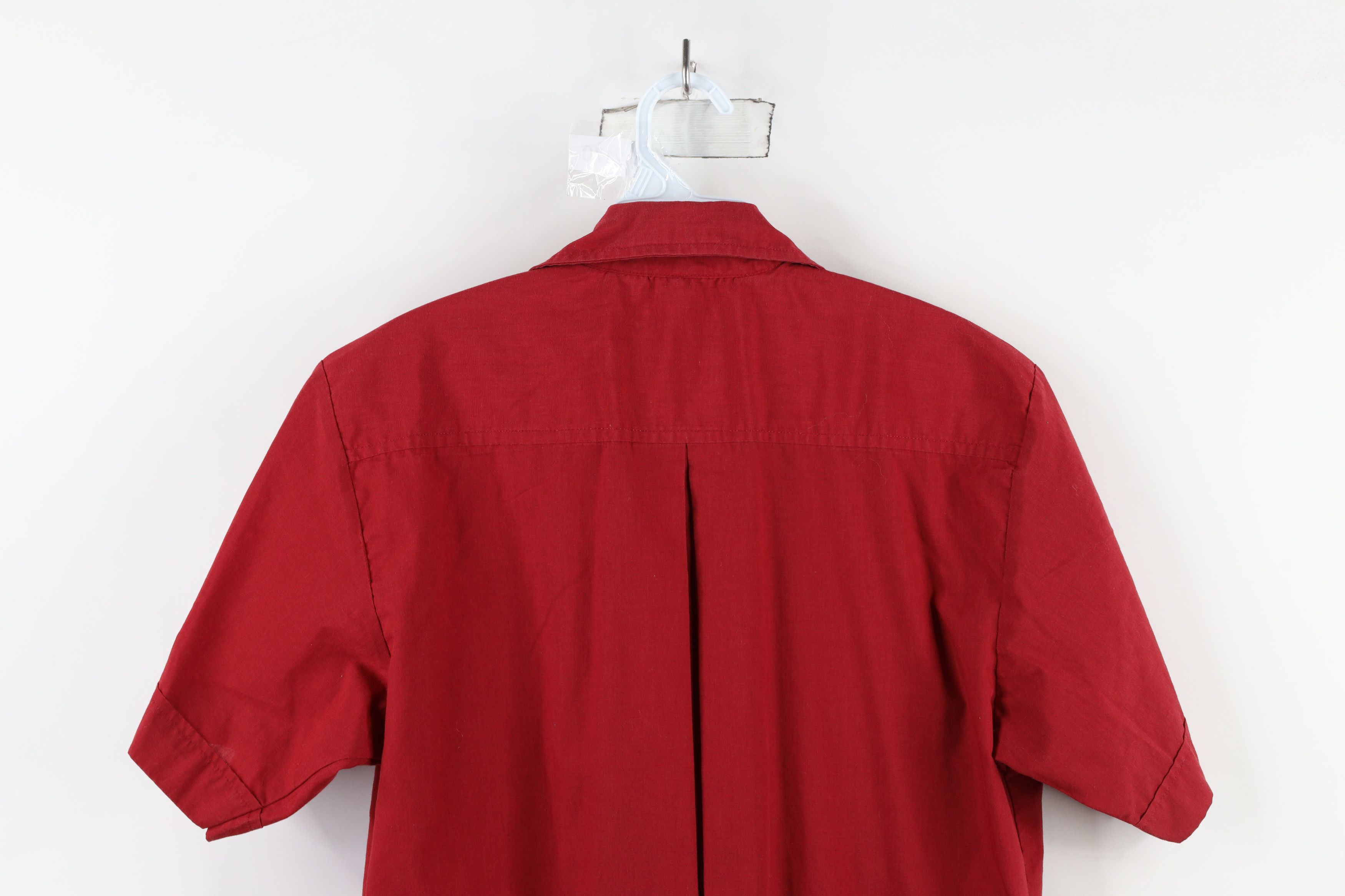 Vintage Vintage 90s Streetwear Military Safari Bush Button Shirt Red Size US S / EU 44-46 / 1 - 11 Thumbnail