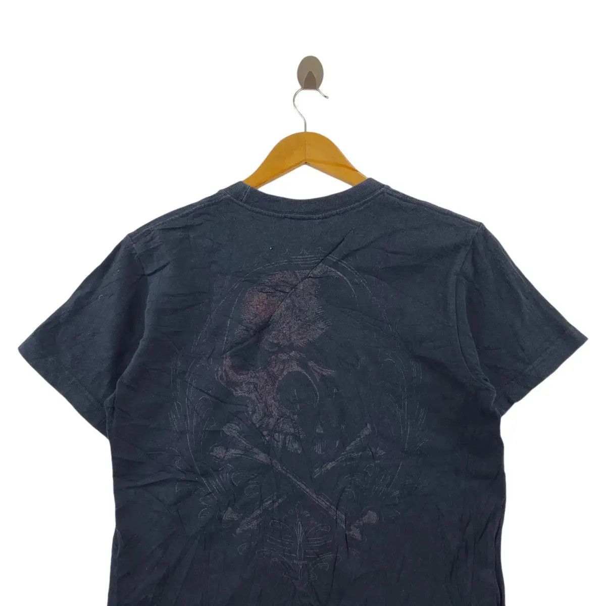 Vintage Vintage FUDEMAE Skull Bones Punk Rebel Made In Japan Tee Size US S / EU 44-46 / 1 - 2 Thumbnail
