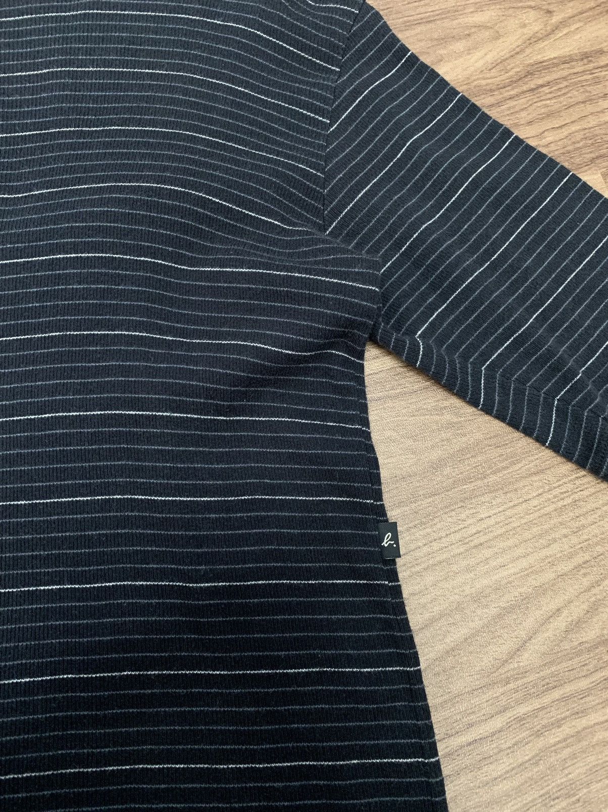 Japanese Brand Agnes B Homme Paris Stripe Tee Size S / US 4 / IT 40 - 2 Thumbnail
