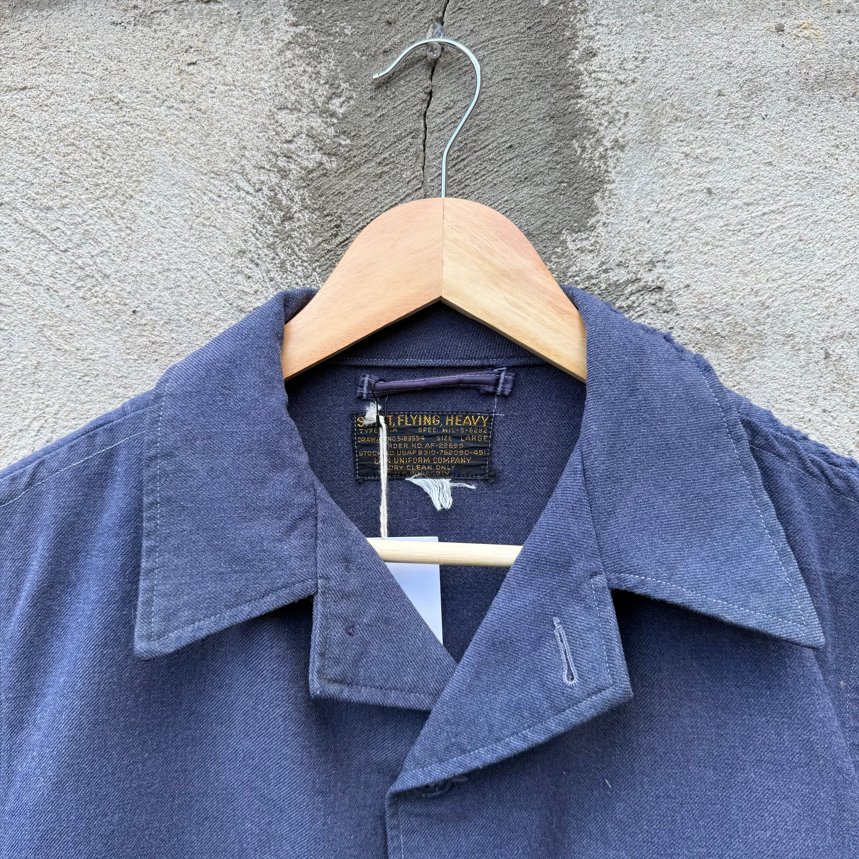 Vintage 50's USAF Military Heavy Flying Shirt A-1A Jacket Size US M / EU 48-50 / 2 - 5 Thumbnail