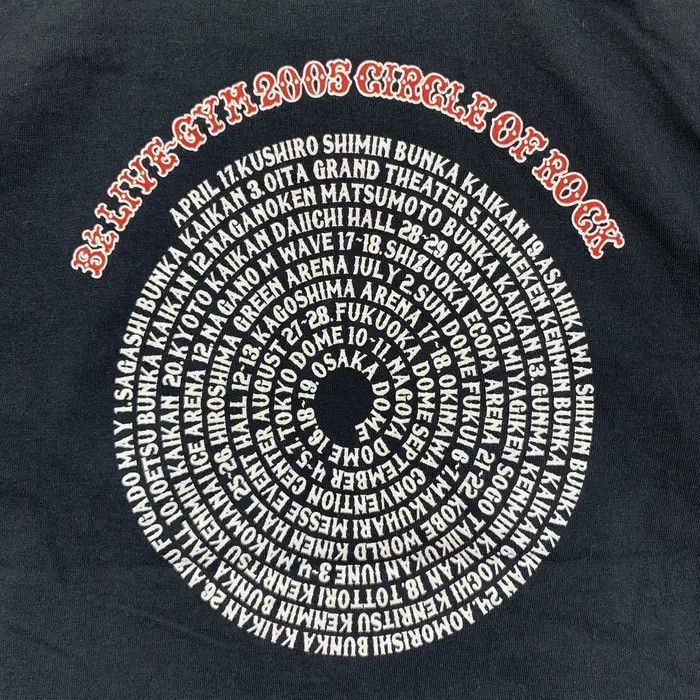 Vintage BZ LIVE GYM 2005 Circle Of Rock Tour Tee Shirt Top Band Size US S / EU 44-46 / 1 - 4 Thumbnail