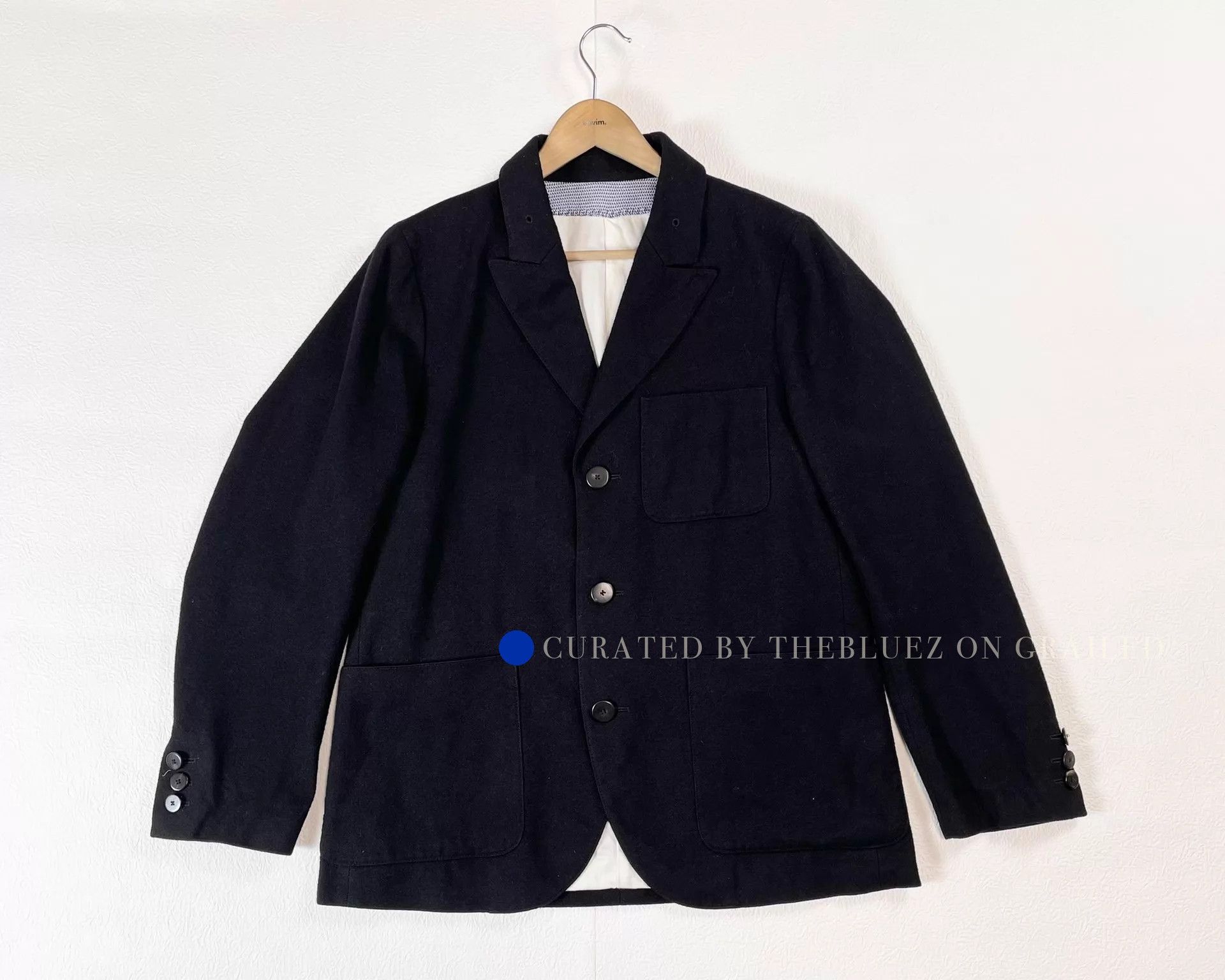 Visvim Mottled Wool Blend Casual Blazer Size US M / EU 48-50 / 2 - 1 Thumbnail