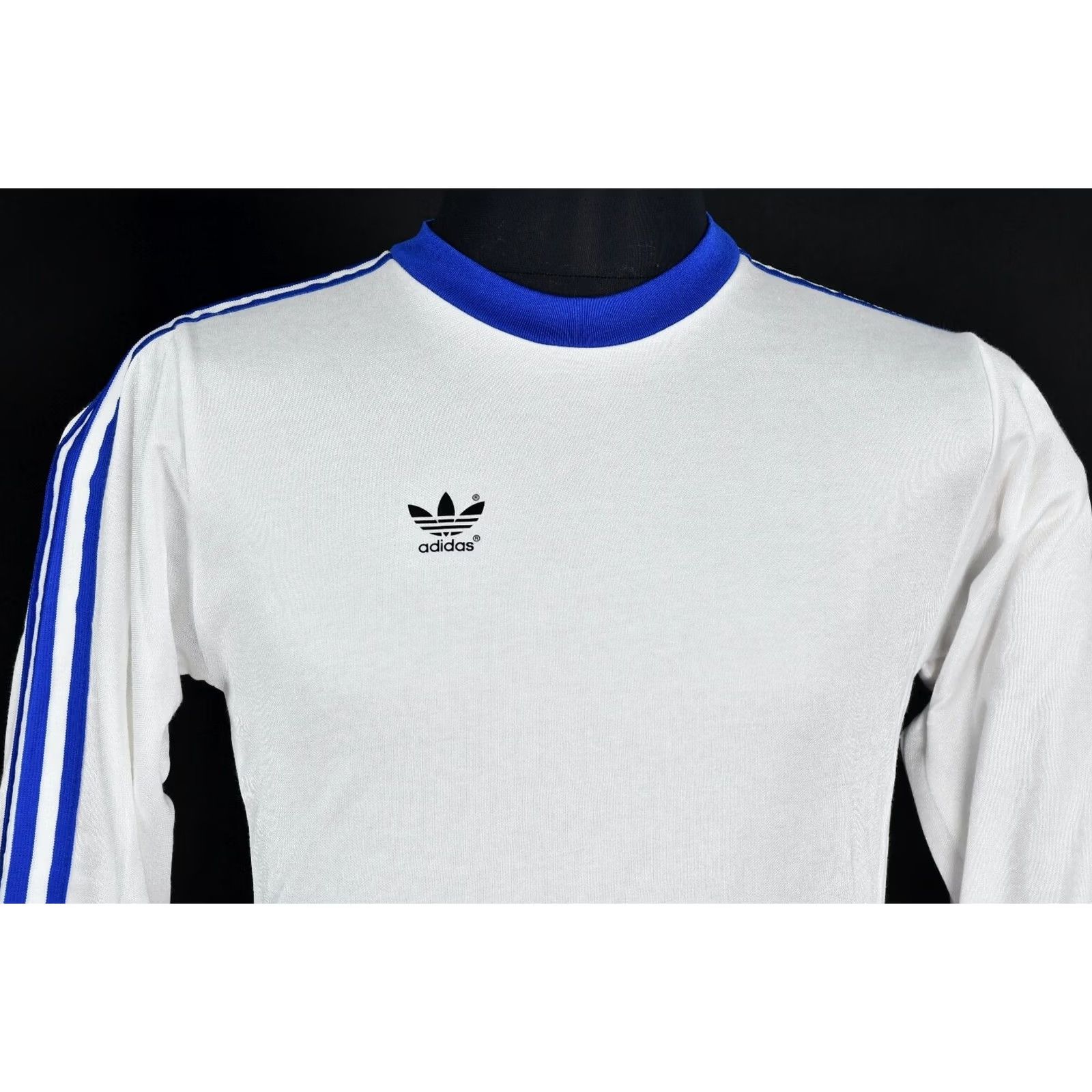Adidas VINTAGE adidas West Germany Shirt Mens M White Jersey Regular Crew Neck Long Sleeve 50% Polyester 50% Cotton 50% Poly 100% Genuine New Without Tag Size US M / EU 48-50 / 2 - 2 Thumbnail