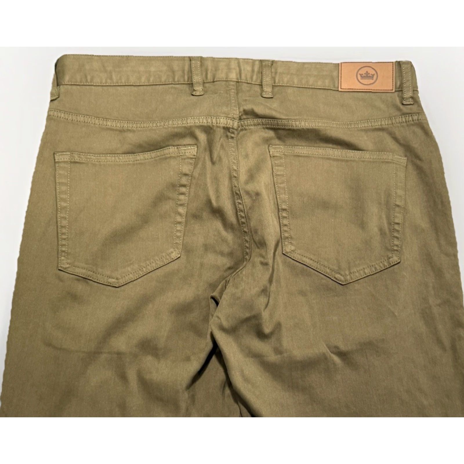 Peter Millar Peter Millar Pants Mens 32x32 Green 5-Pocket Ultimate Sateen Stretch Chino Golf Default? Size US 32 / EU 48 - 5 Thumbnail