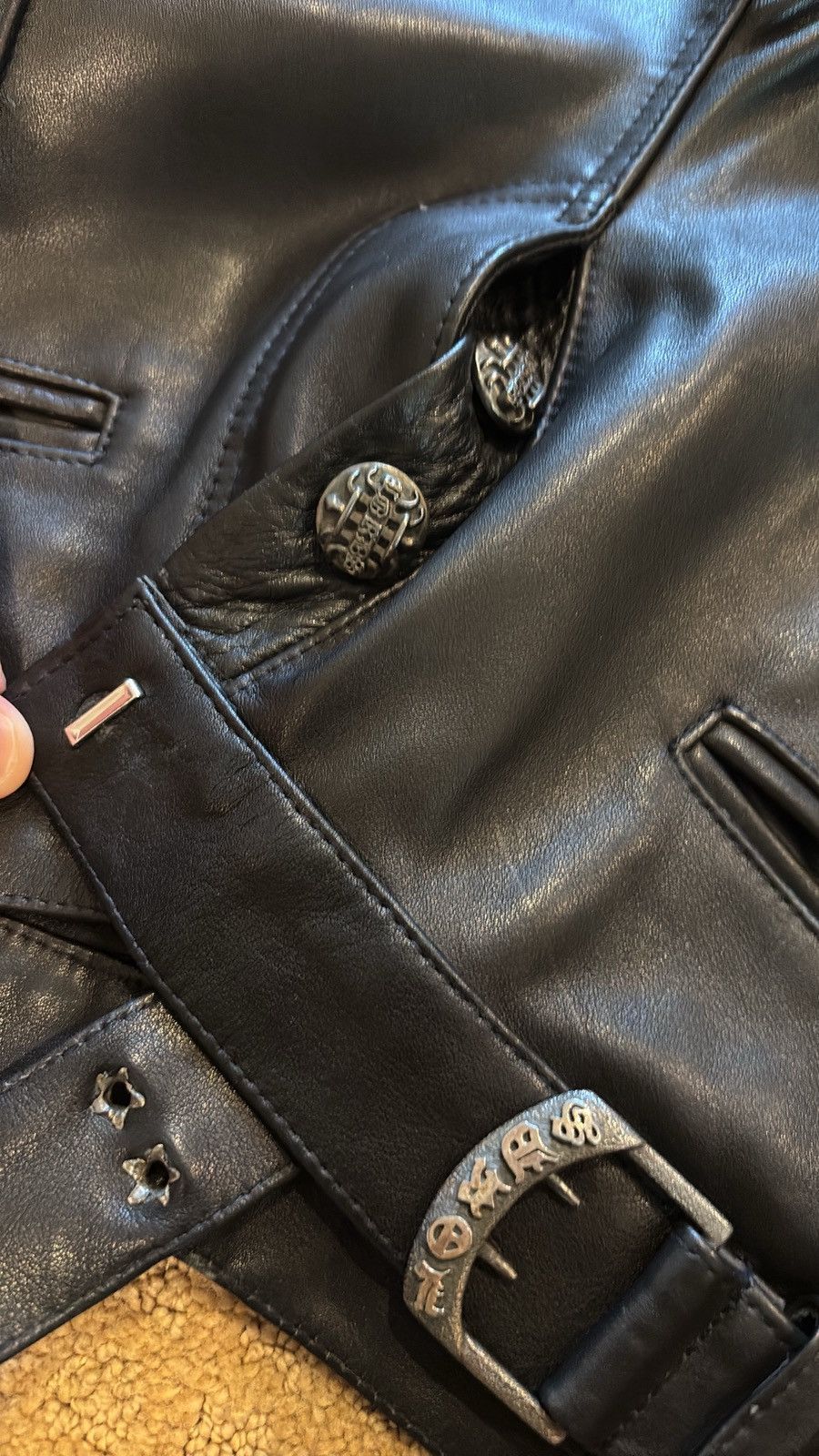Other Lords Of LA Leather Pants Size US 32 / EU 48 - 2 Thumbnail