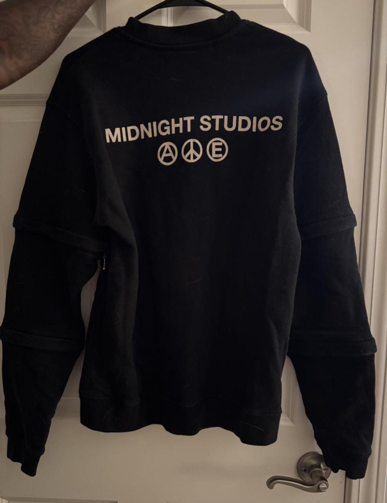 Midnight Studios Midnight Studios crewneck with a zip off detachable sleeves Size US S / EU 44-46 / 1 - 2 Thumbnail