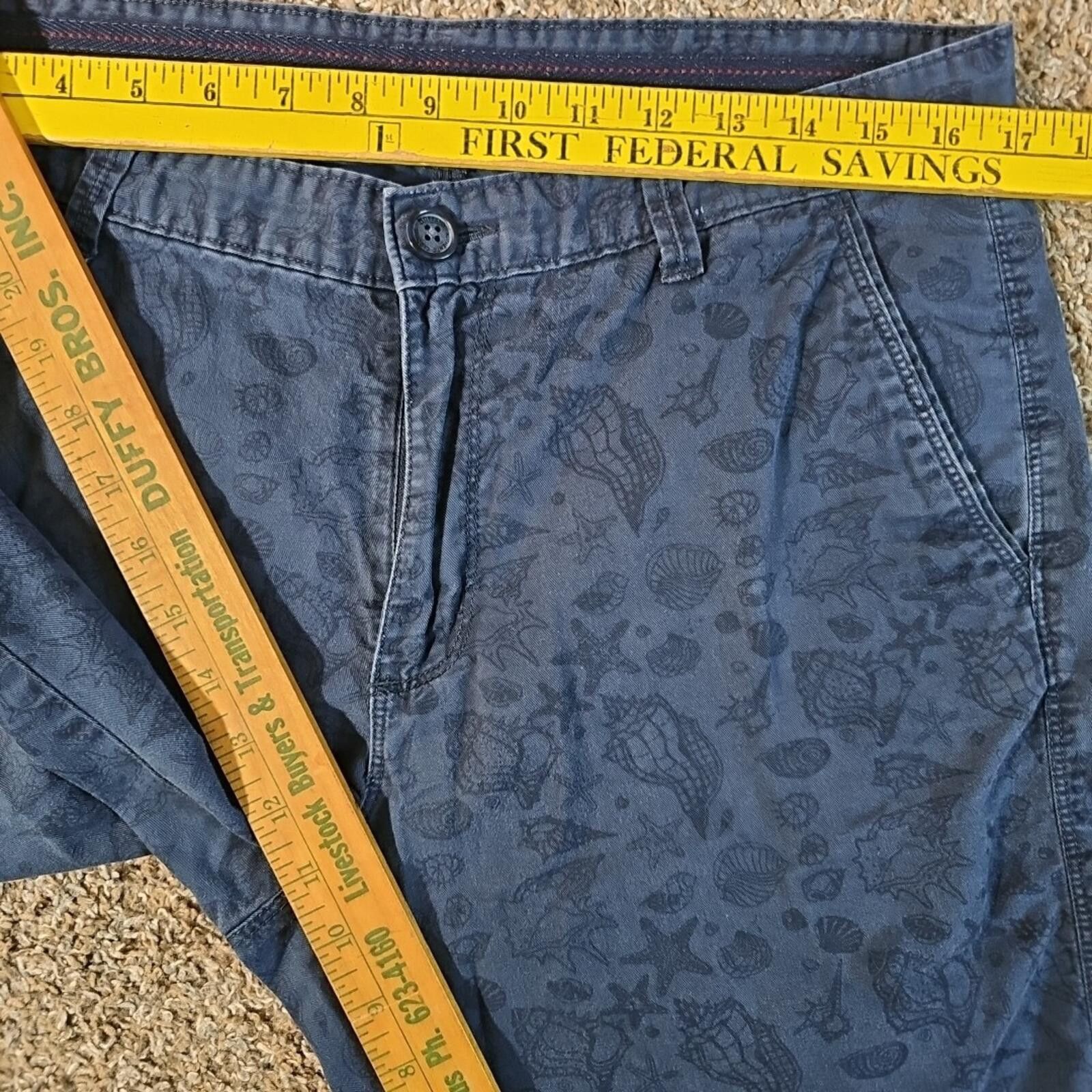 Buffalo David Bitton Buffalo Empire Regular 34 Conch Shells Starfish Shorts Size US 34 / EU 50 - 4 Thumbnail