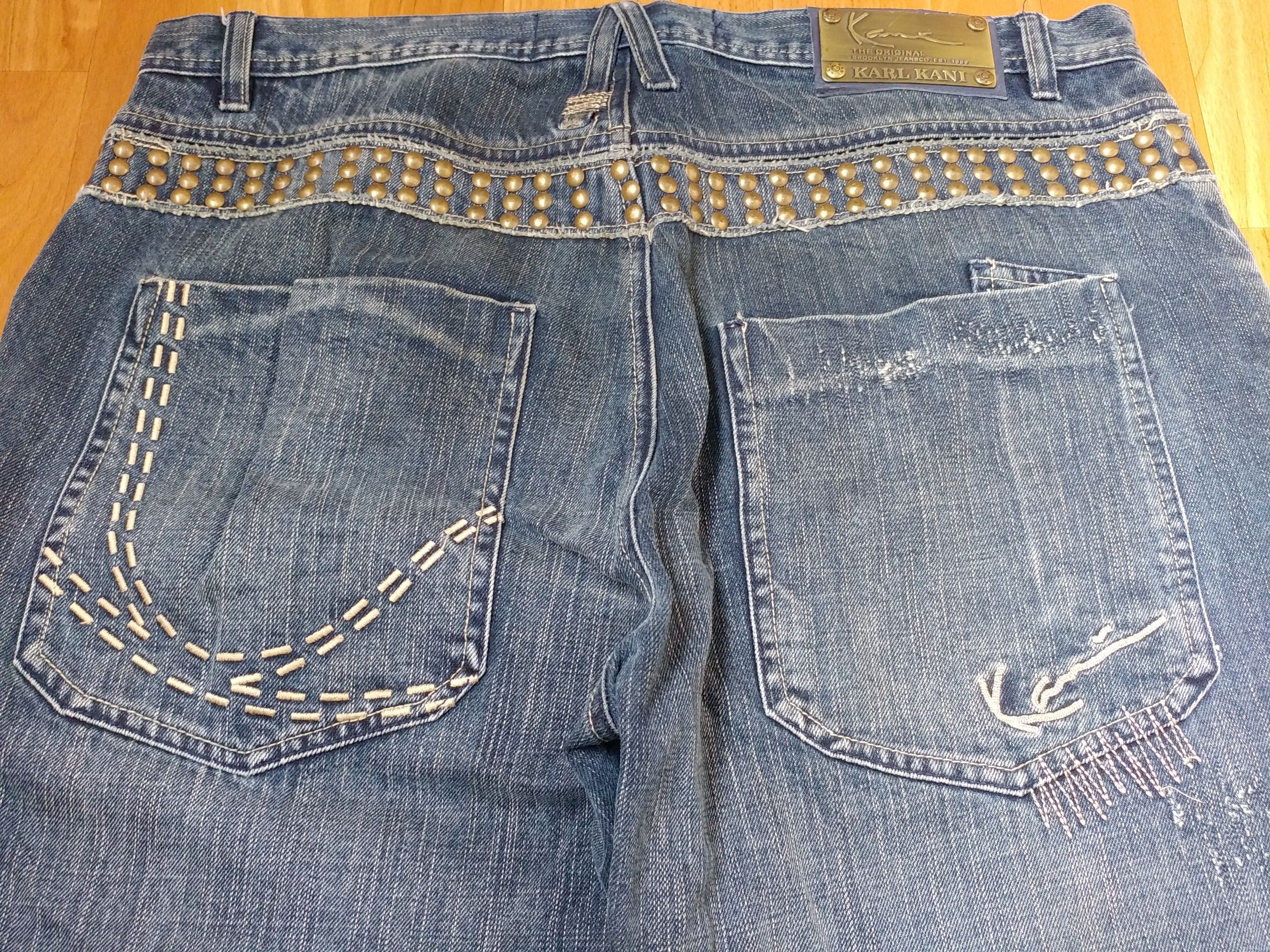 Karl Kani KARL KANI jeans, baggy, vintage Kani jeans, 90s hip hop W 36 Size US 36 / EU 52 - 7 Thumbnail