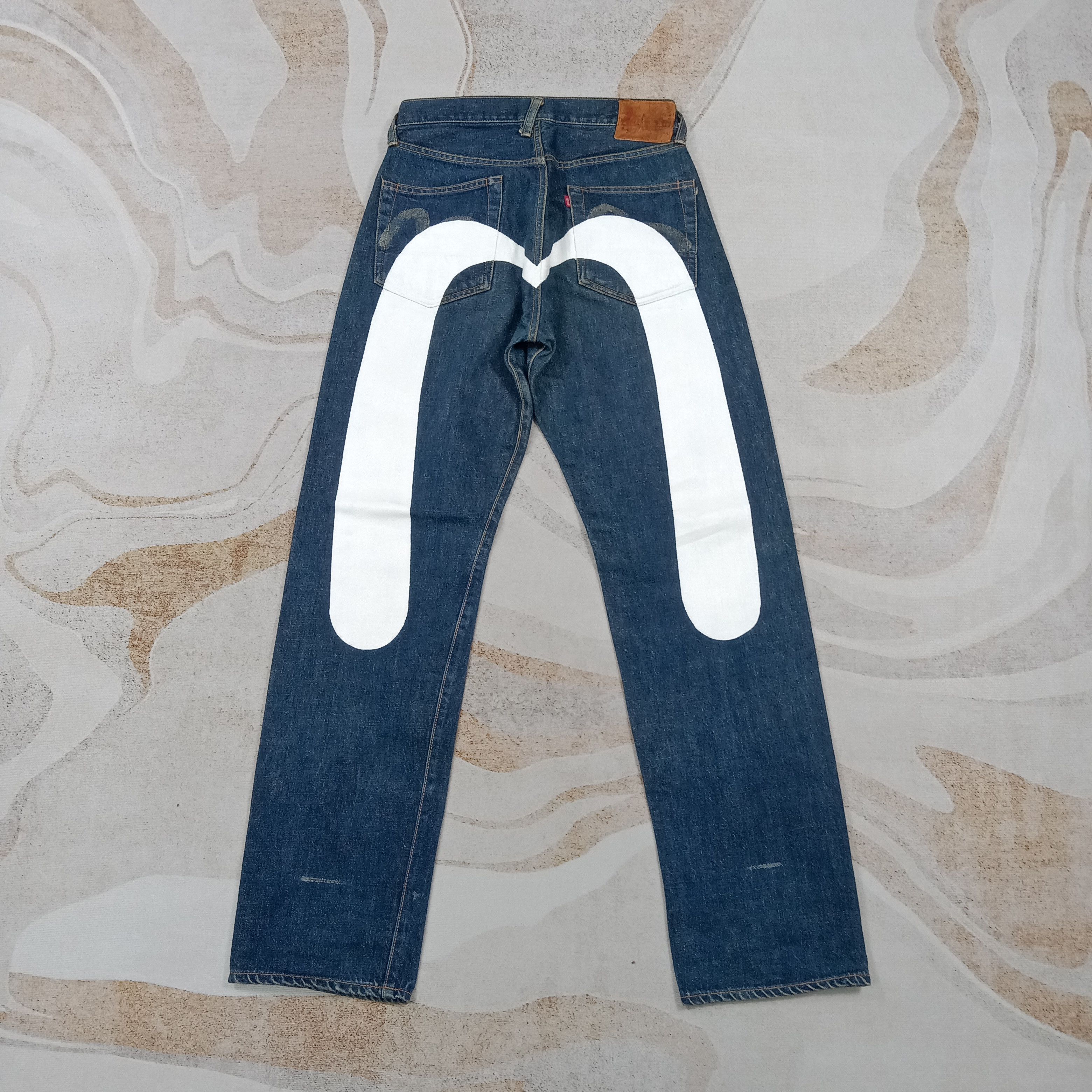 Evisu Evis Japanese Brand Selvedge Denim Jeans C280N32s Size US 29 - 1 Thumbnail