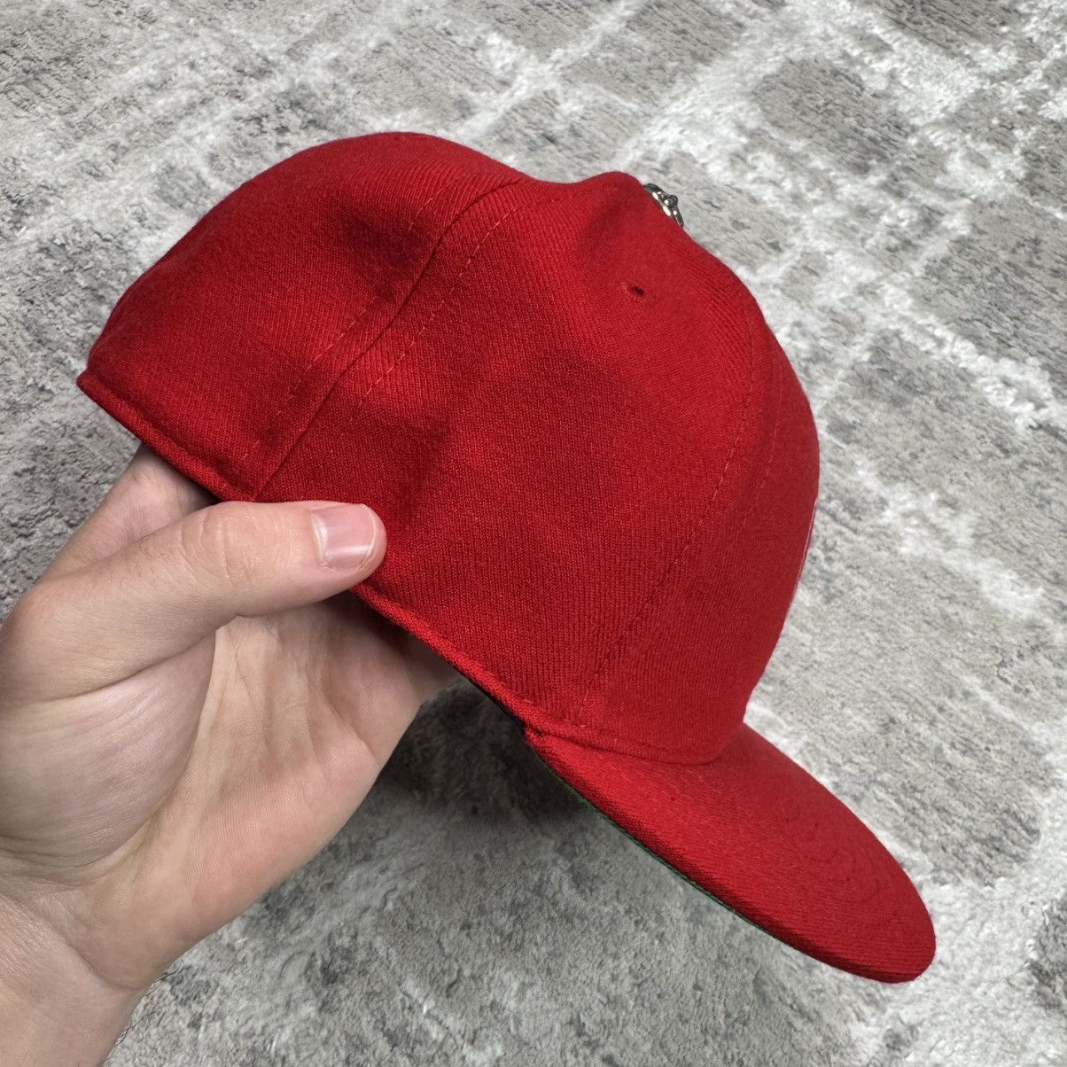 Chrome Hearts Love you heart baseball fitted hat Size ONE SIZE - 4 Thumbnail