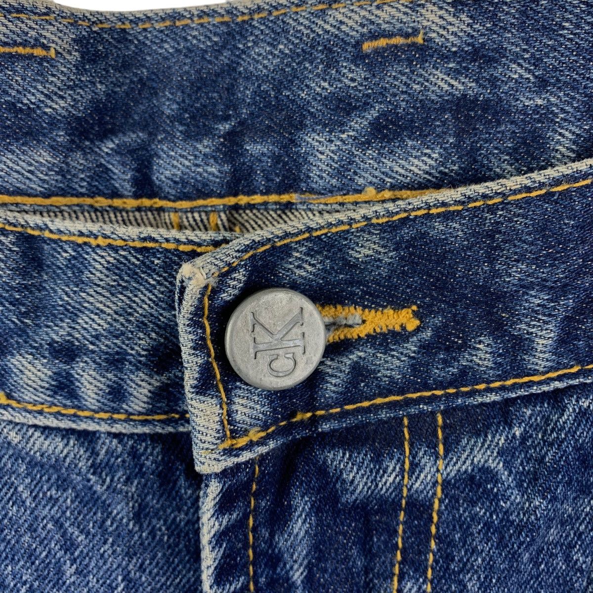 Calvin Klein × Vintage Vintage CALVIN KLEIN Straight cut blue jeans Size US 33 - 5 Thumbnail