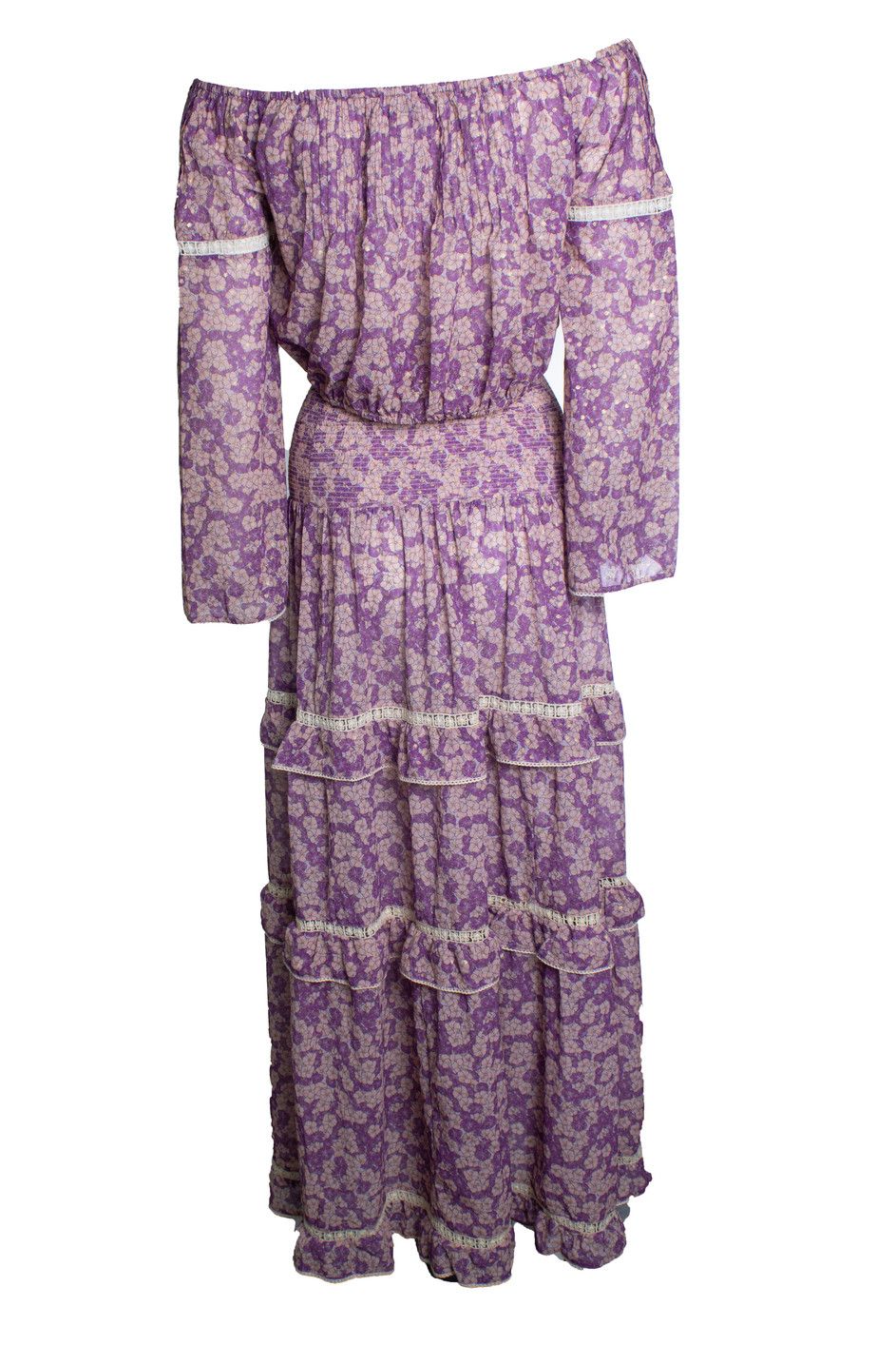 Other Sunday Saint Tropez, purple floral set Size 26" / US 2 / IT 38 - 3 Thumbnail