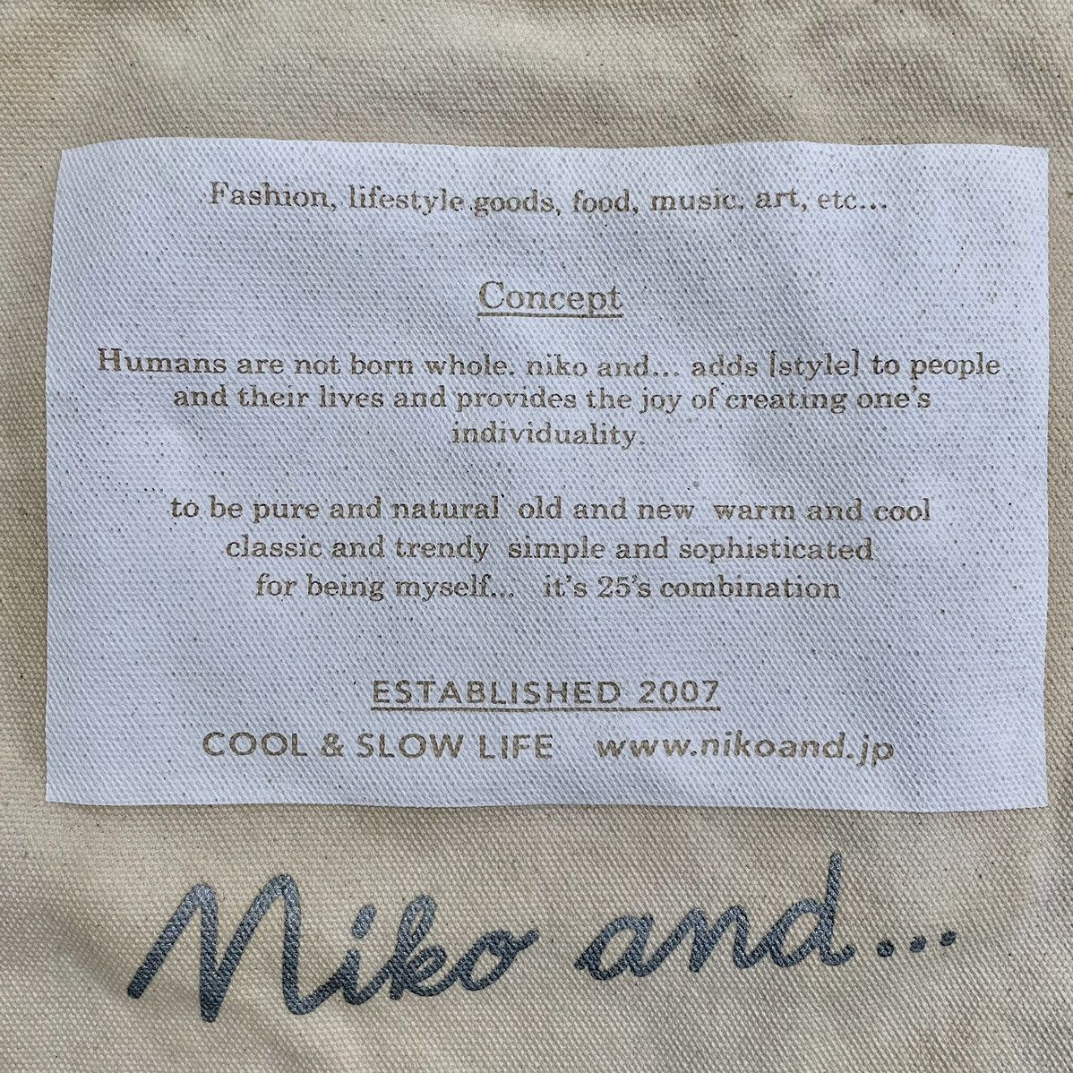 Canvas × Japanese Brand Street Styke Niko and... Canvas Sacoche/Crossbody Size ONE SIZE - 3 Thumbnail